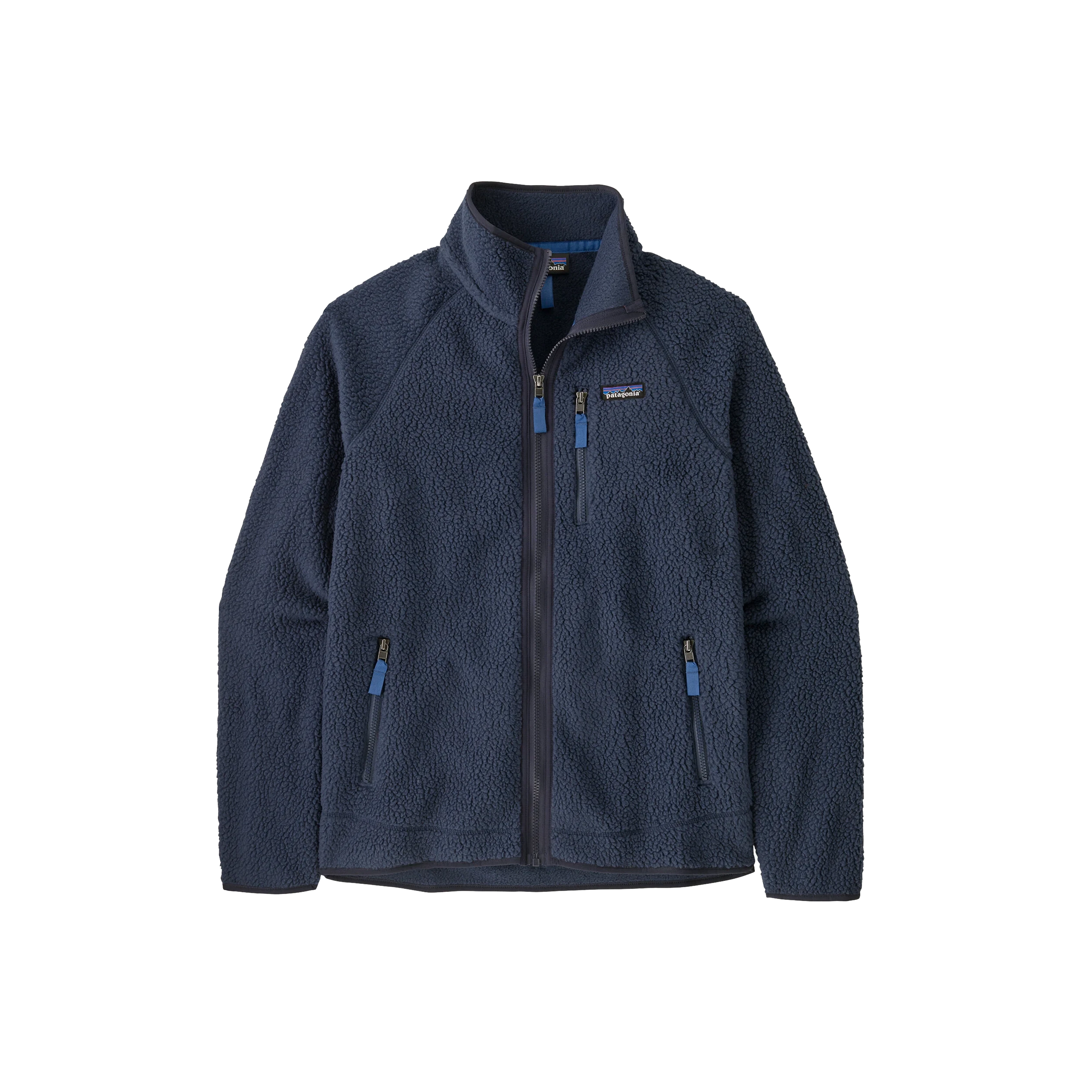 Patagonia Men's Retro Pile Fleece Jacket New Navy w/Sunken Blue