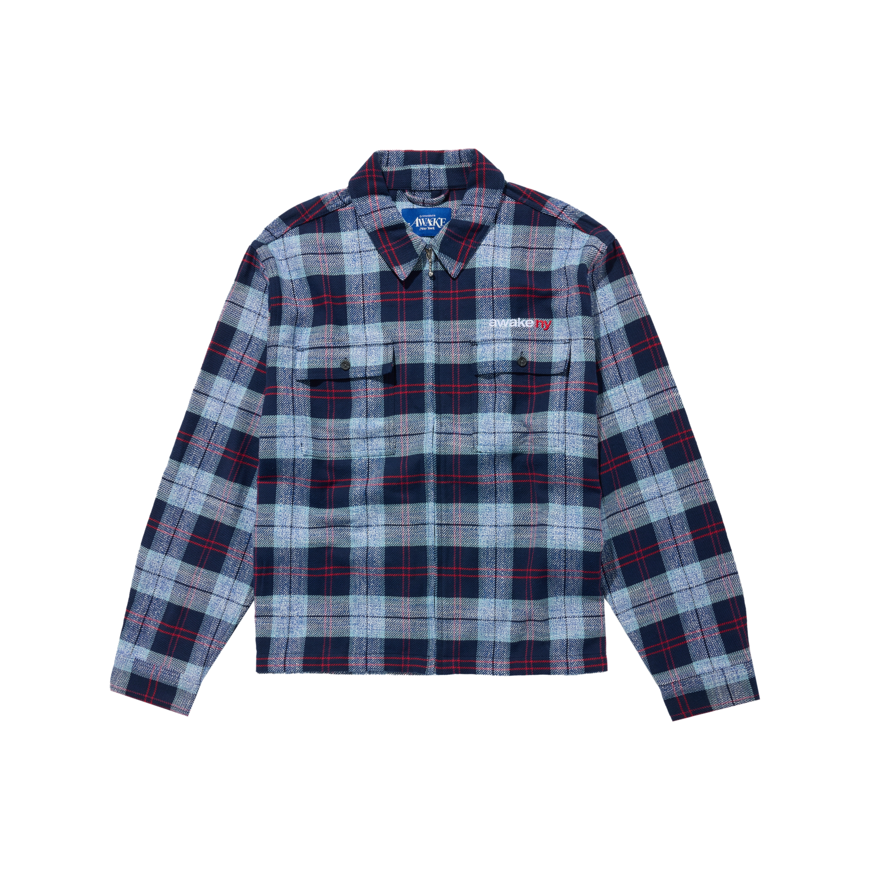 Awake NY Flannel Zip Shirt