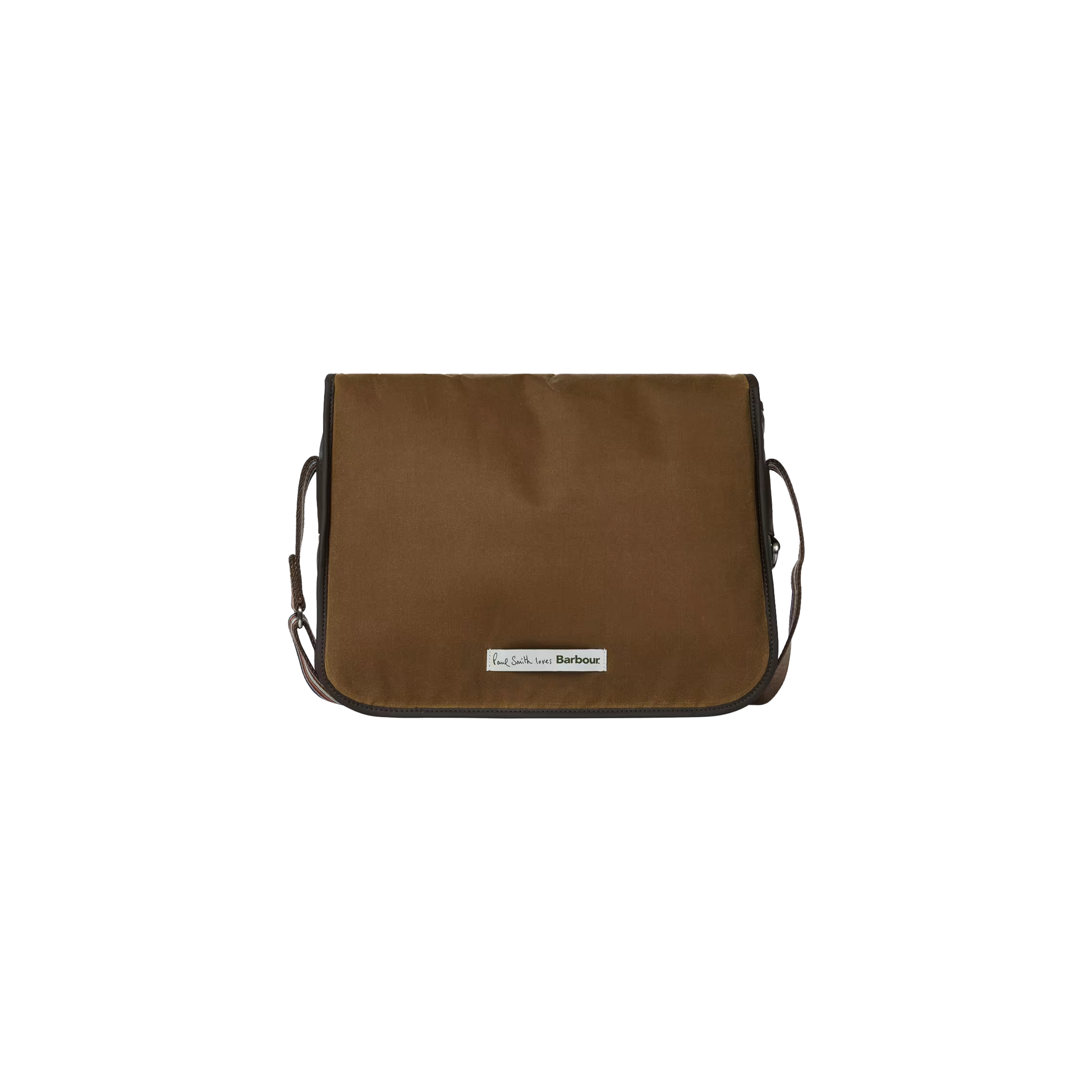 Barbour x Paul Smith Wax Tarras Bag Tan
