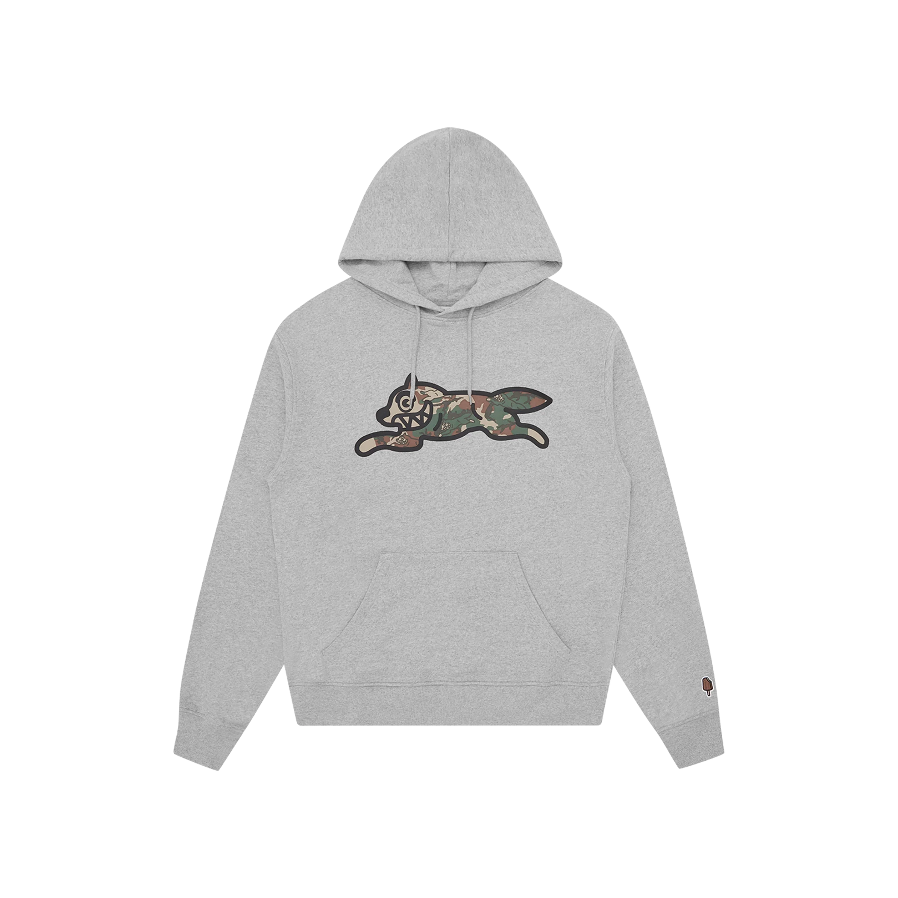 Icecream Woodland Camo Runnin Dog Popover Hood