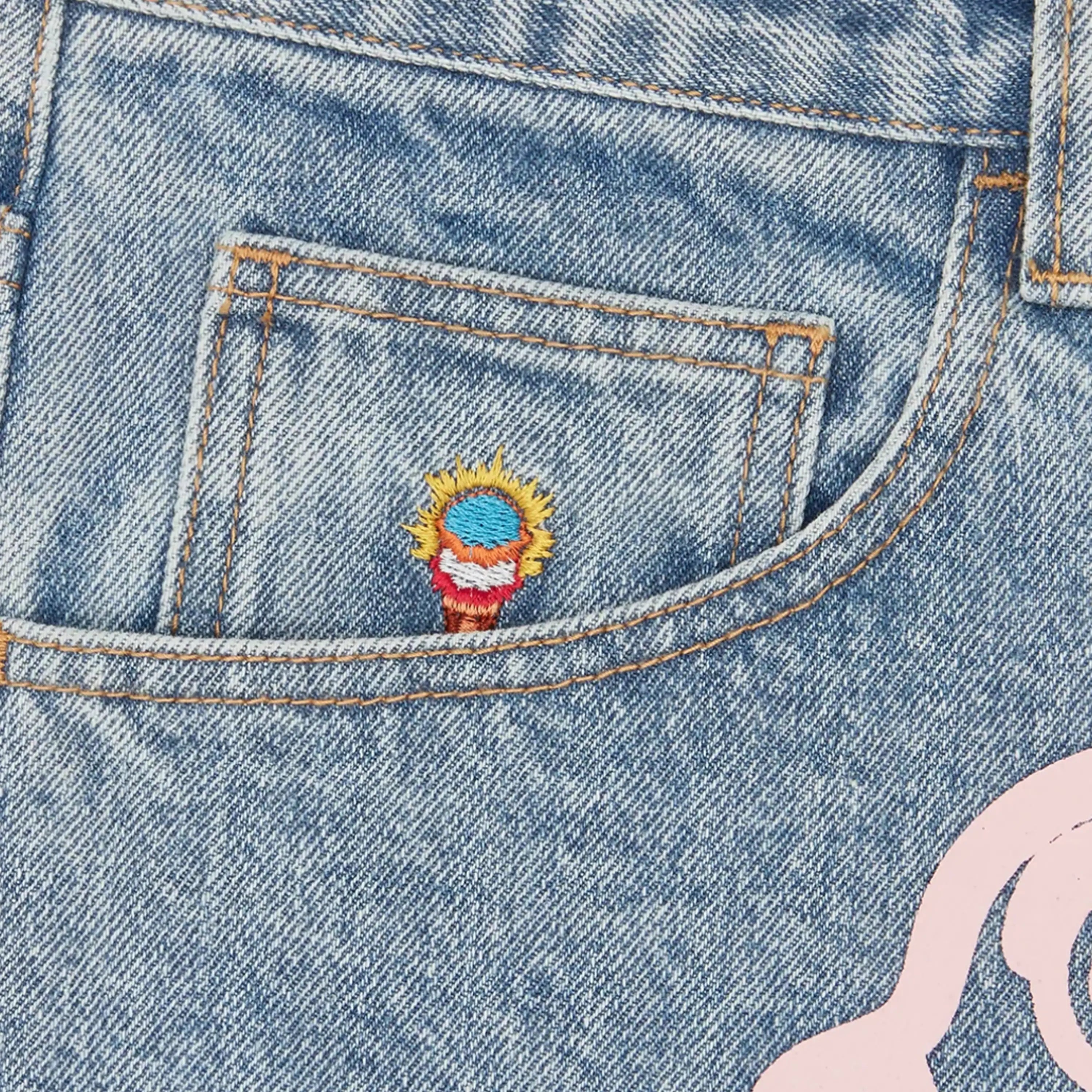 Icecream Running Dog Triple Scoop Denim Pants