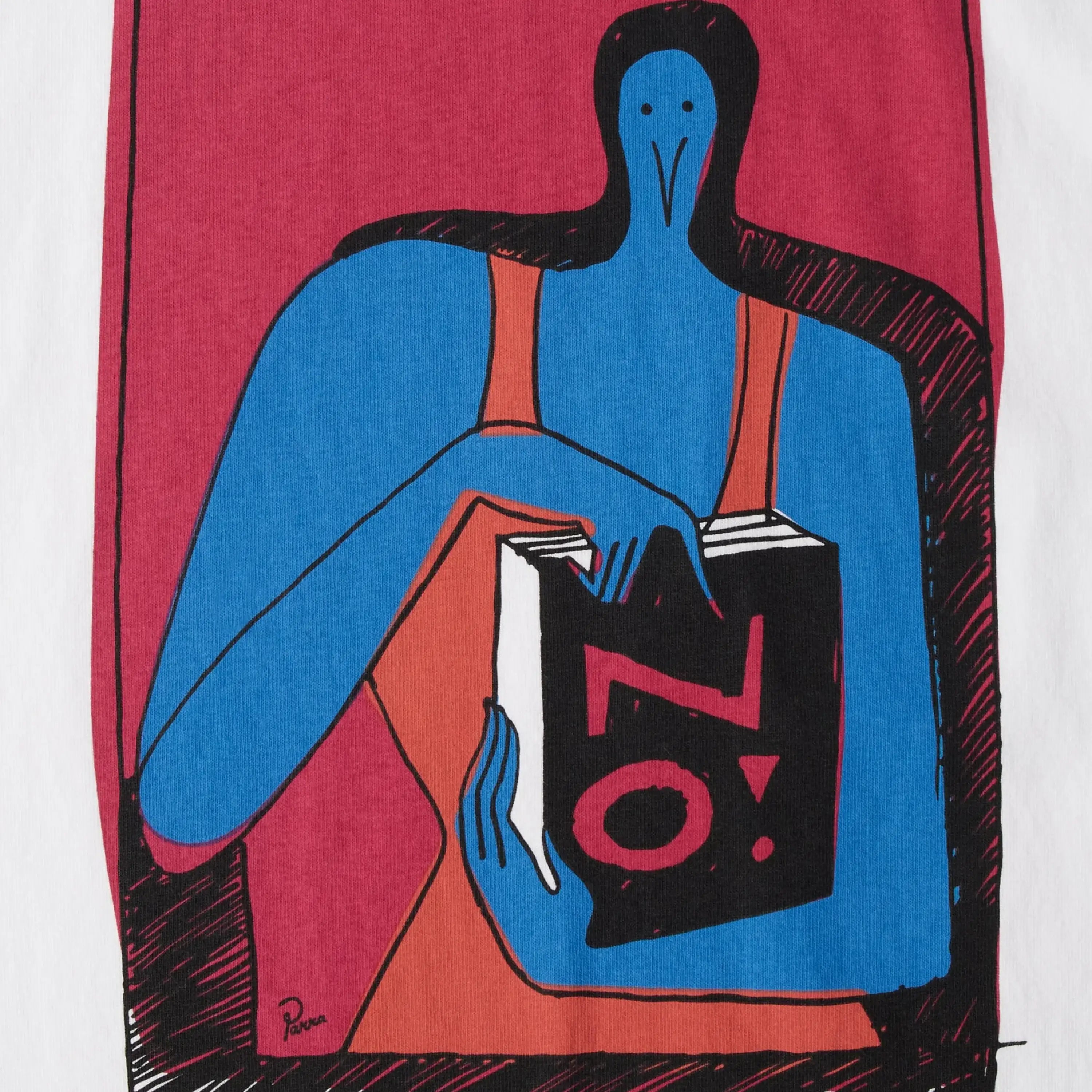 Parra No books t-shirt
