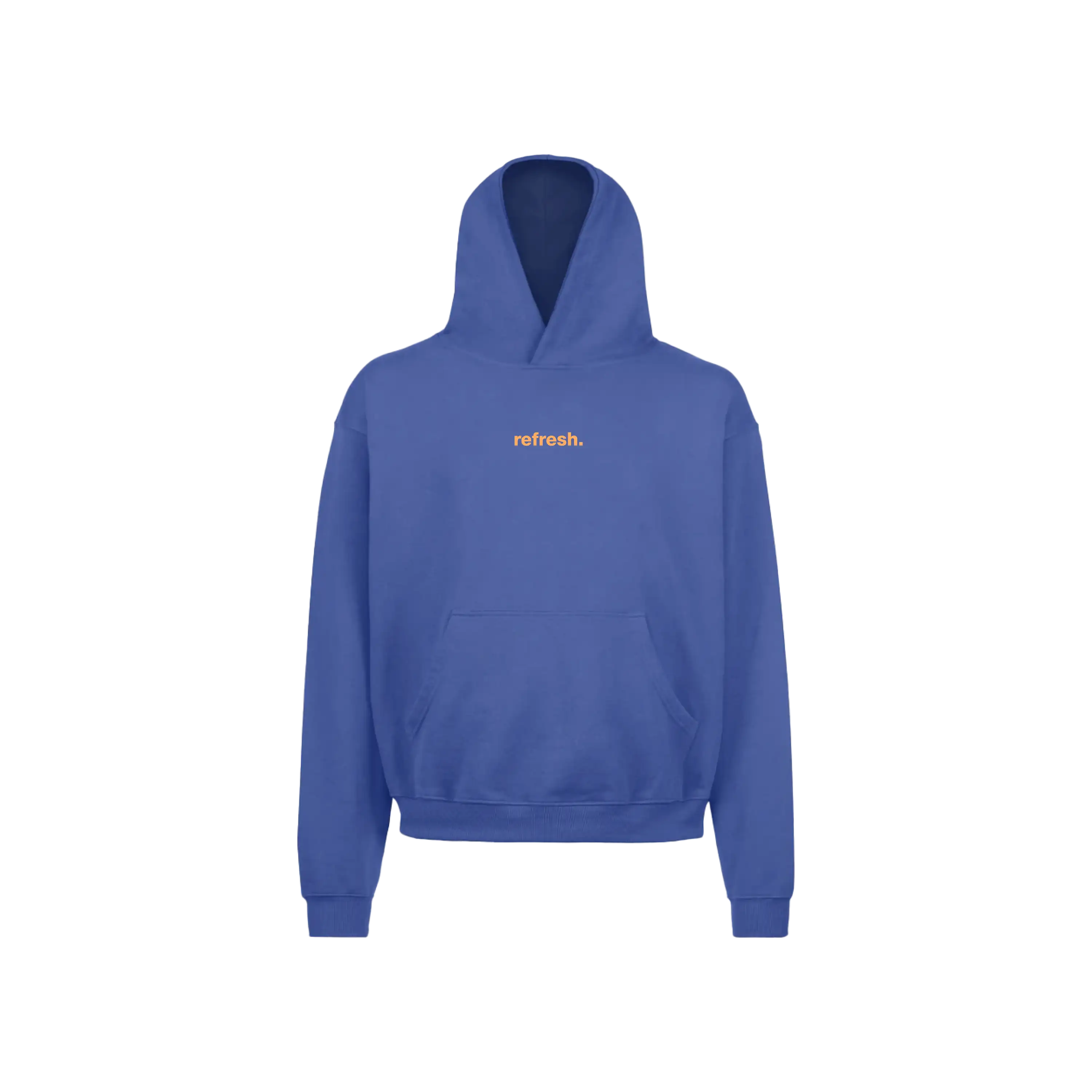refresh. Backprint Hoodie Royal Blu