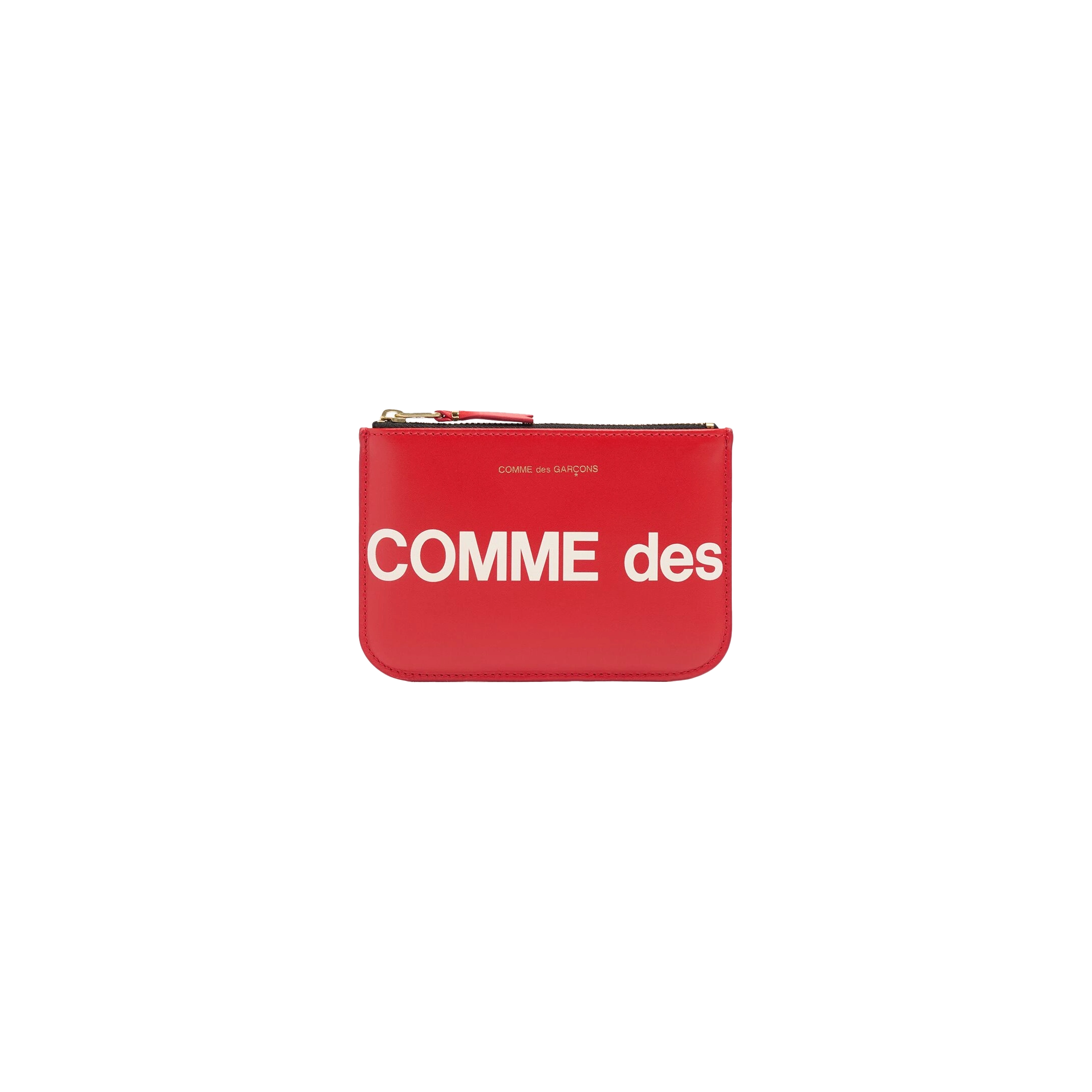 新品　COMME des GARÇONS SA8100HL 財布 コムデギャルソン Huge Logo SA8100HL 黒 ポーチ型財布S