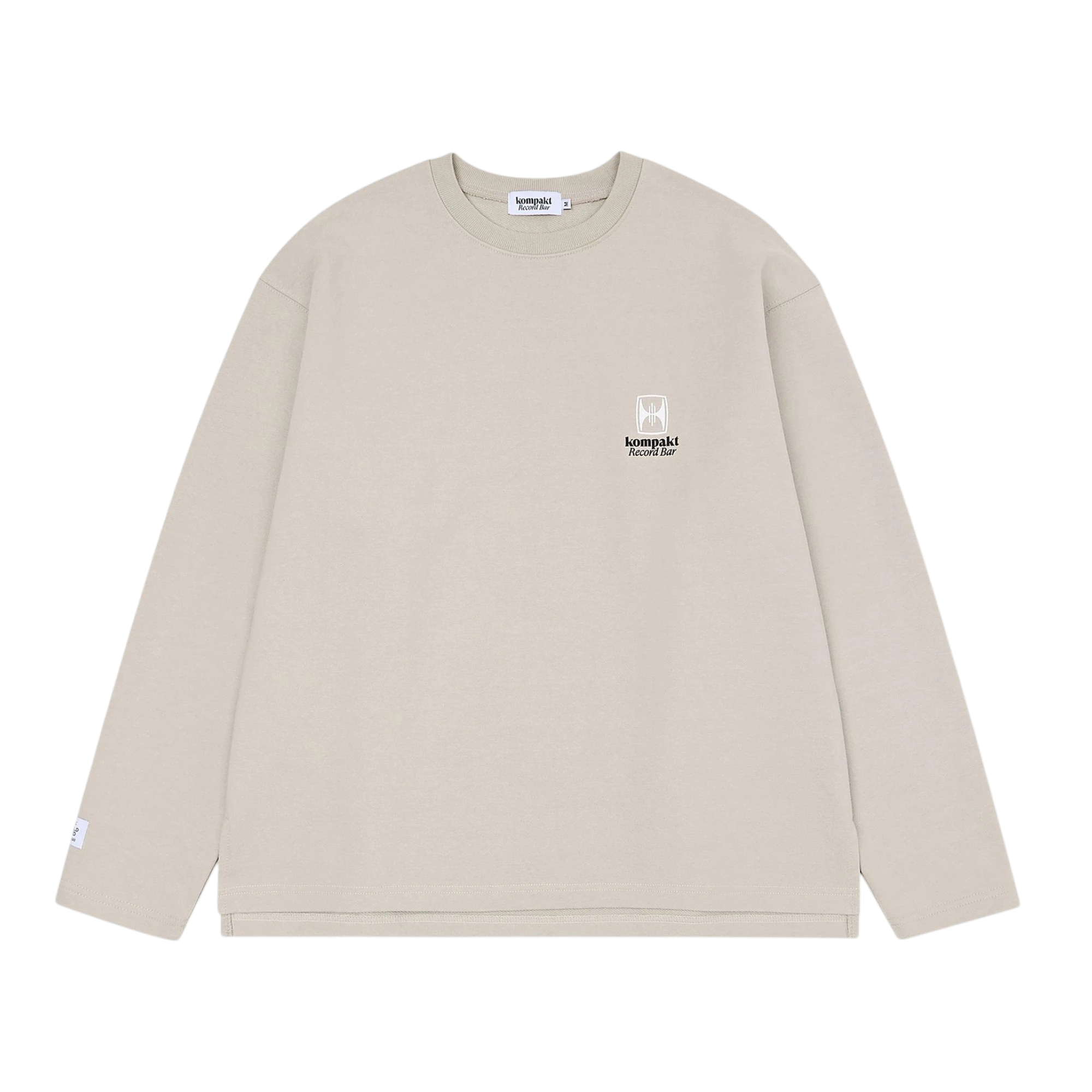 Kompakt Basic Logo Long Sleeve Sweat - Oatmeal