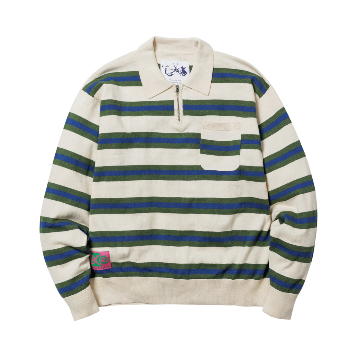Ecstatic Research Border Polo Knit
