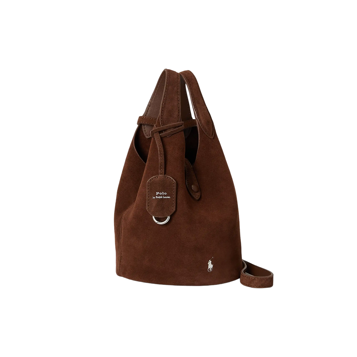 W Polo Play Suede Small Tote & Crossbody
