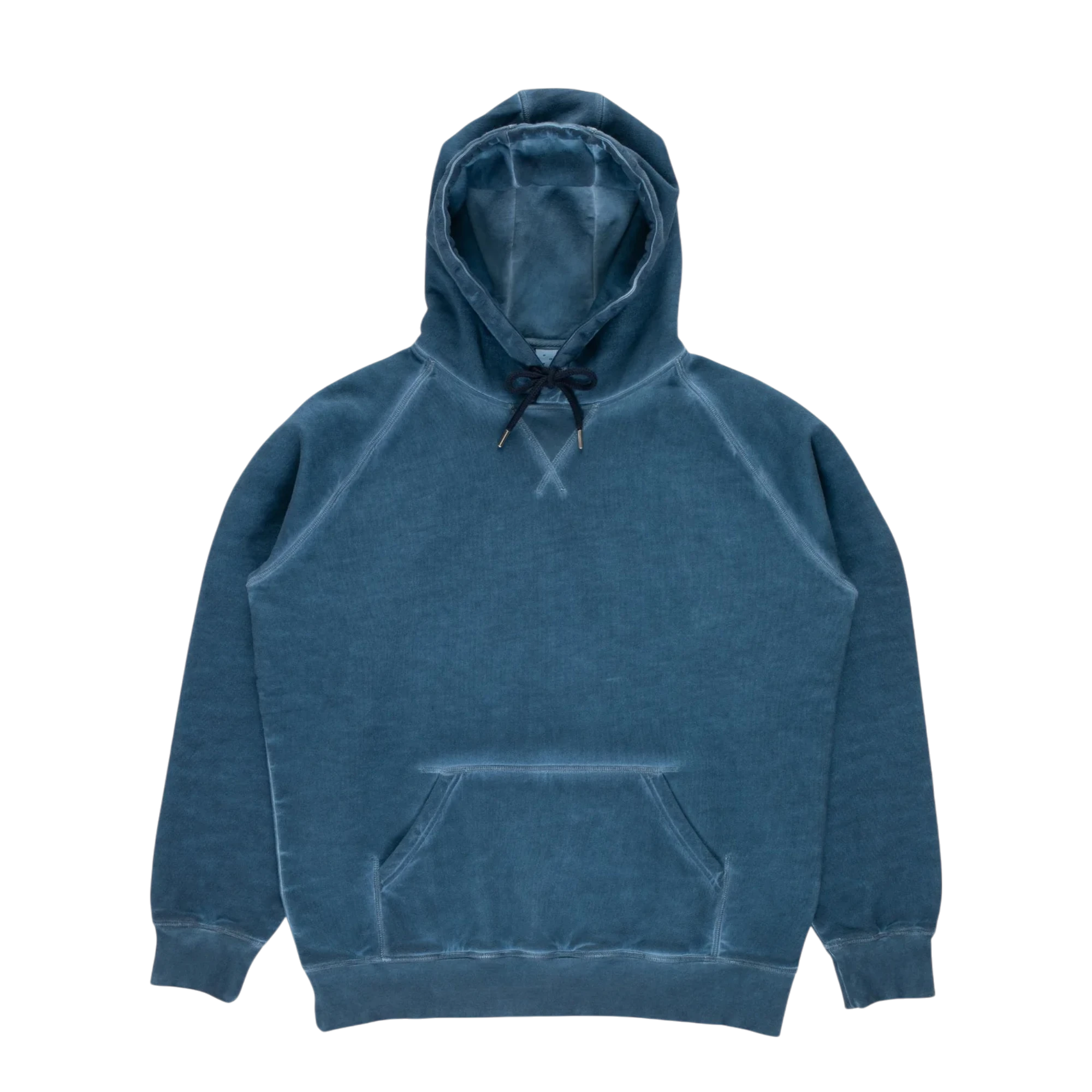 POP Trading co. Stencil Logo Hooded Sweat Navy
