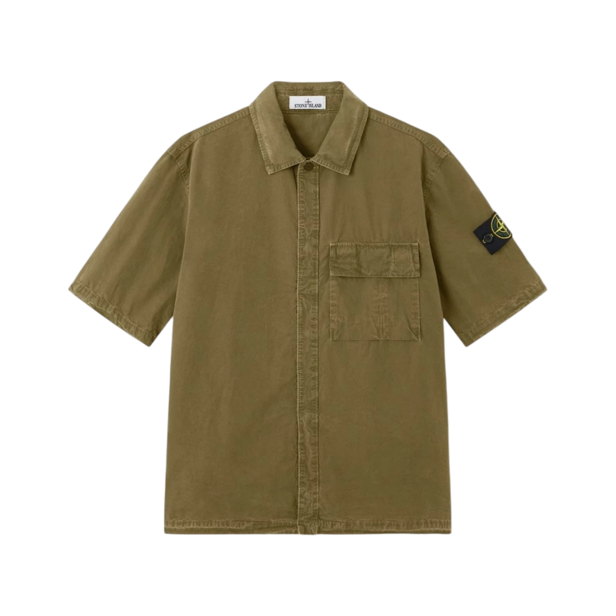 Stone Island 1200031 BRUSHED ORGANIC COTTON CANVAS 'OLD' EFFECT