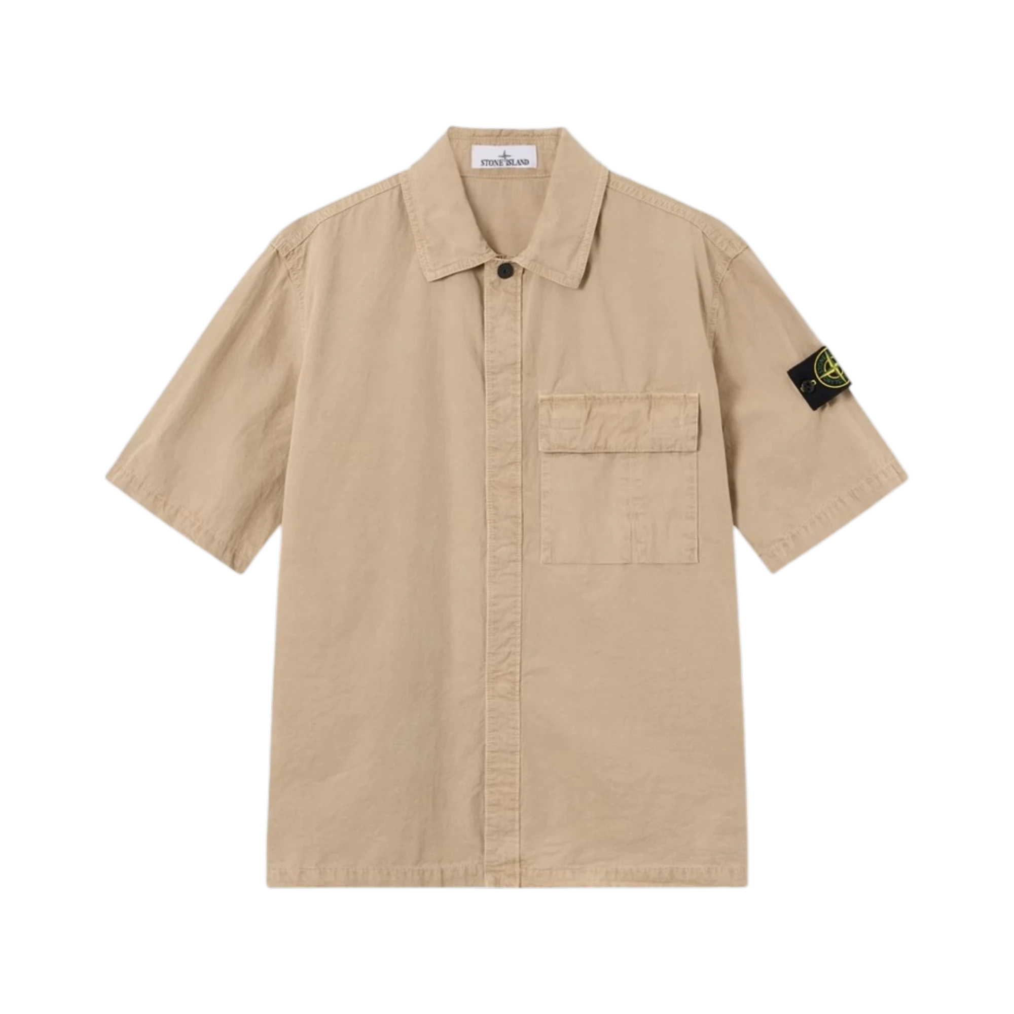 Stone Island 1200031 BRUSHED ORGANIC COTTON CANVAS 'OLD' EFFECT