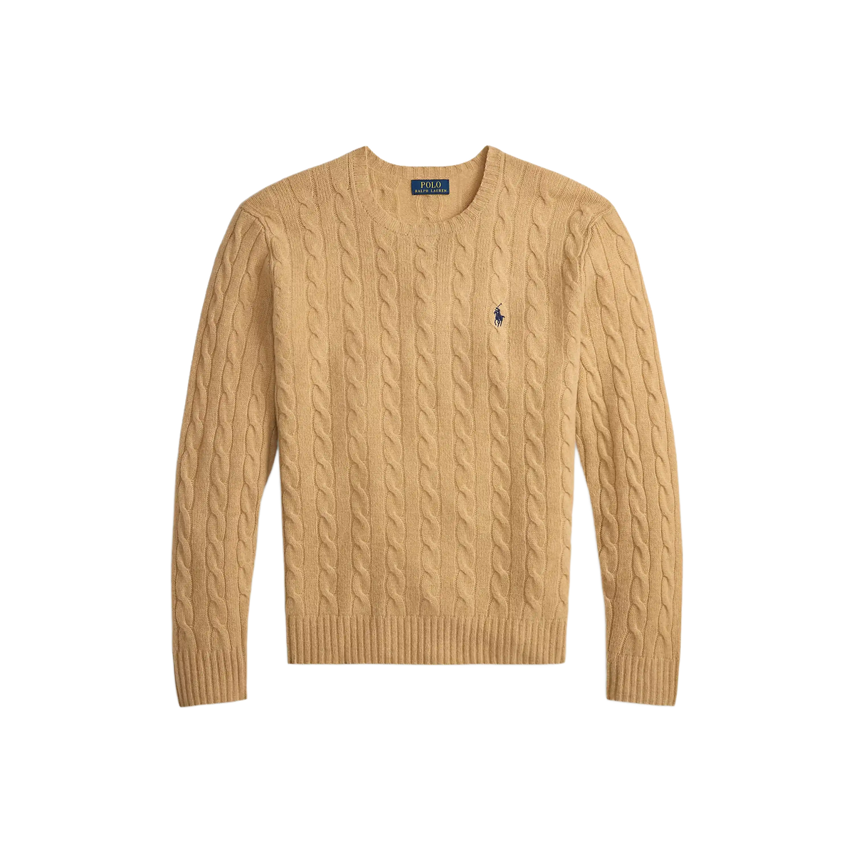 Polo Ralph Lauren Wool and Cashmere Braided Sweater