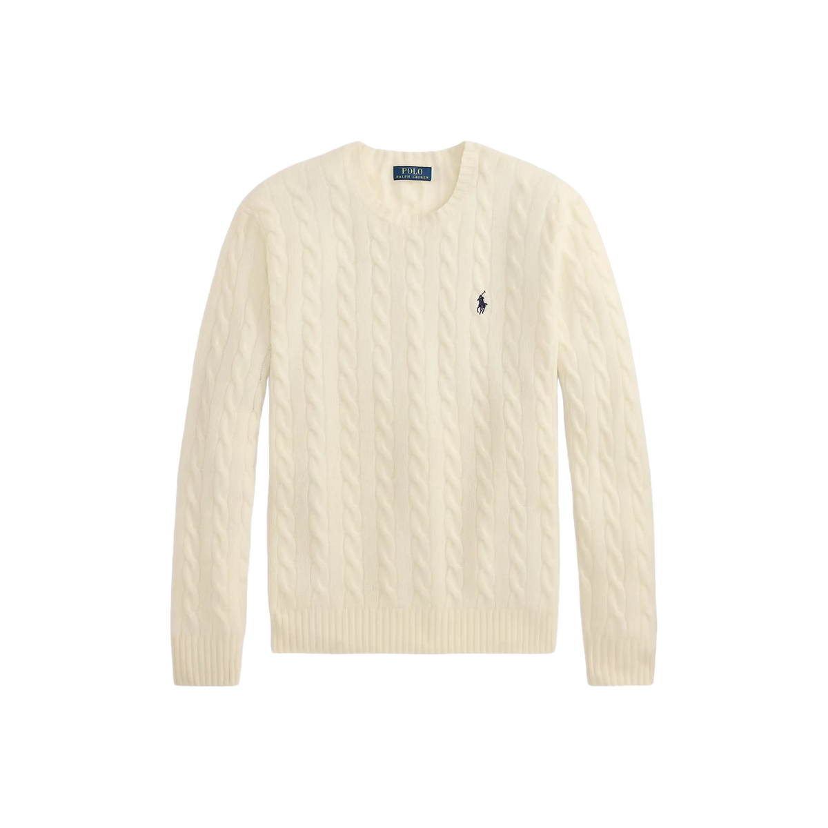 Polo Ralph Lauren Wool and Cashmere Braided Sweater