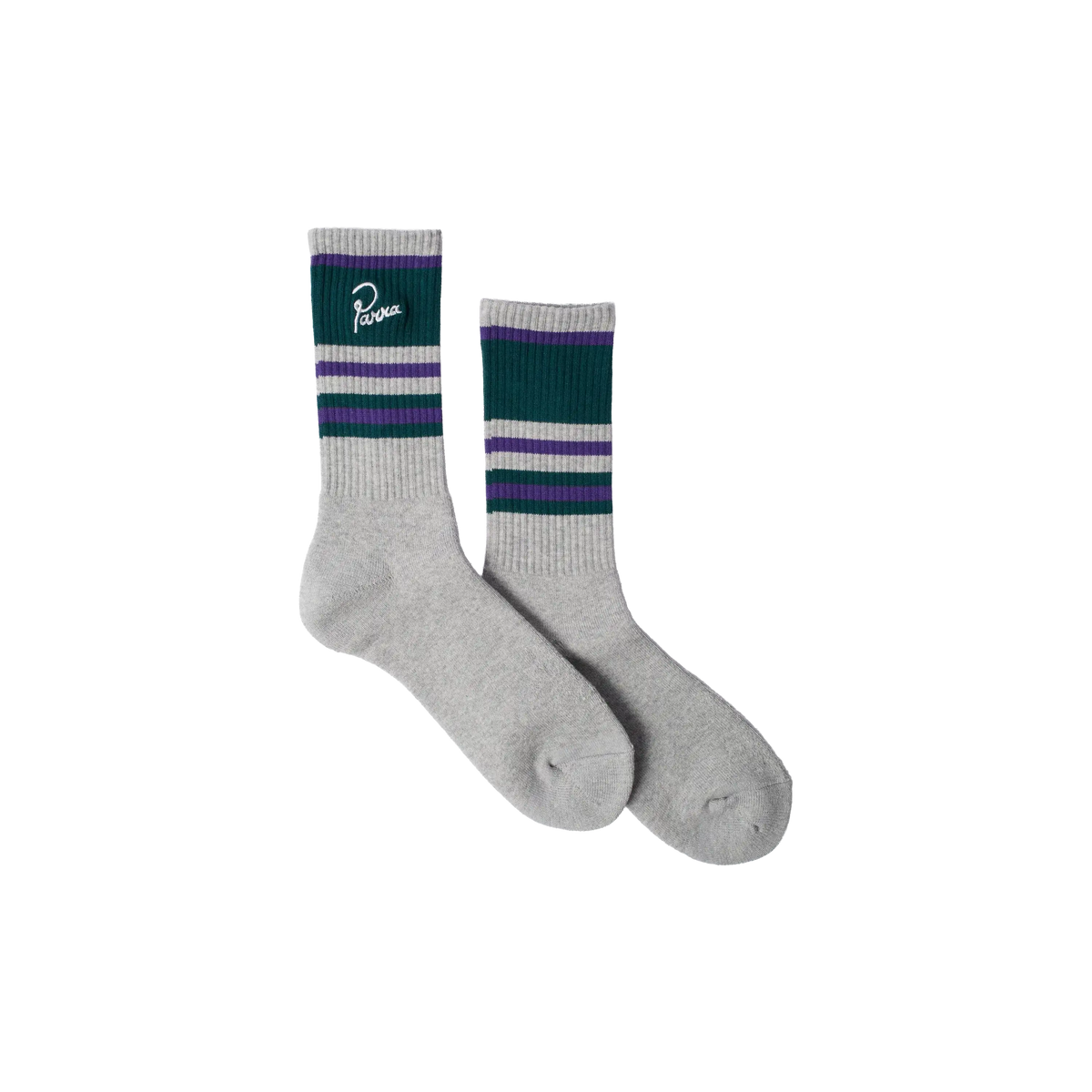 Parra Signature striped crew socks