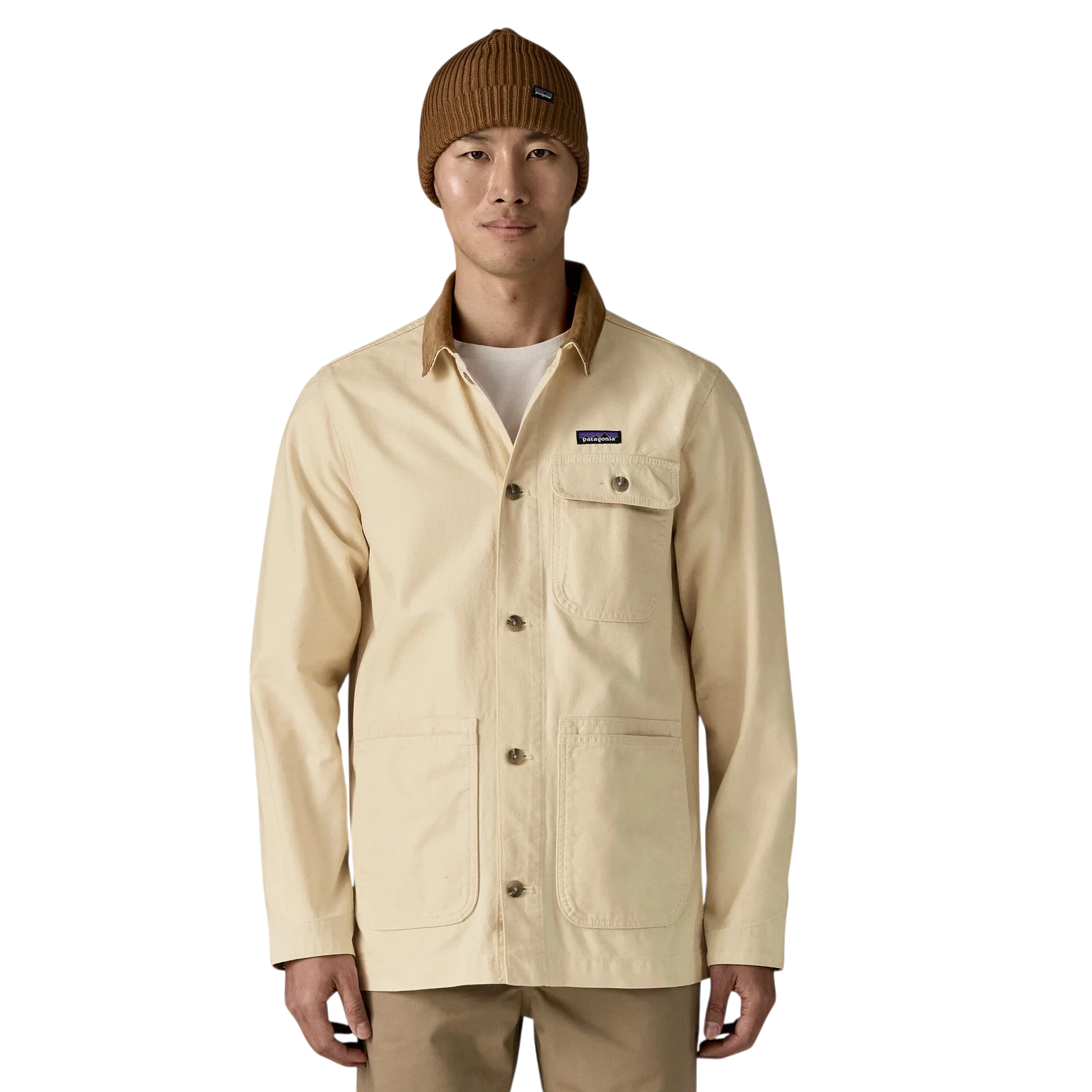 Patagonia Men's Point Reyes Canvas Jacket Undyed Natural