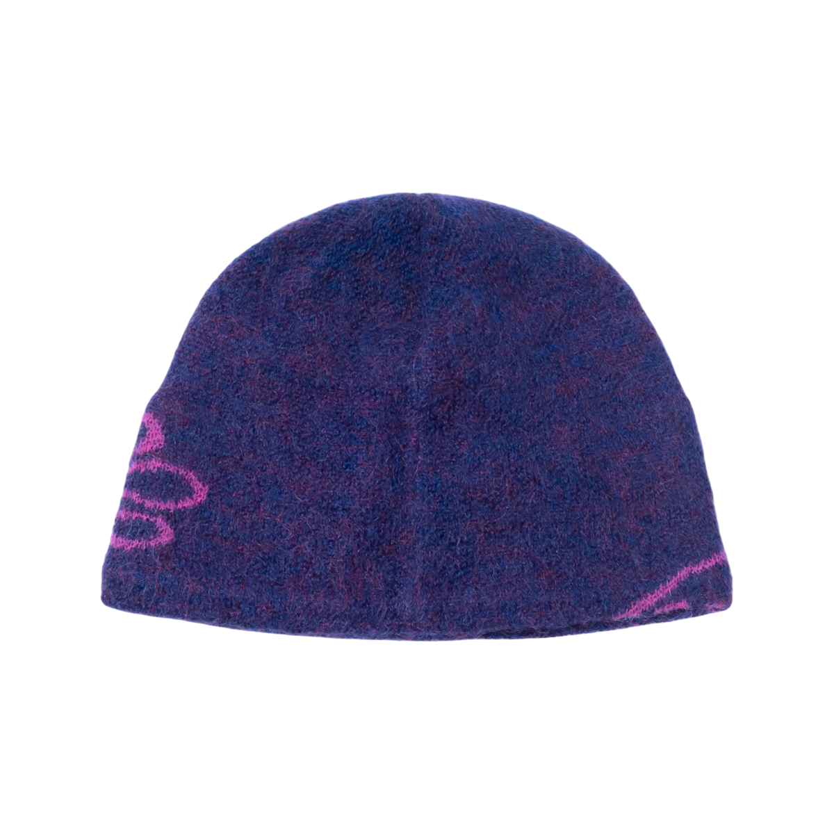 Hiking Patrol Exploration Mohair Mixed Beanie Purple