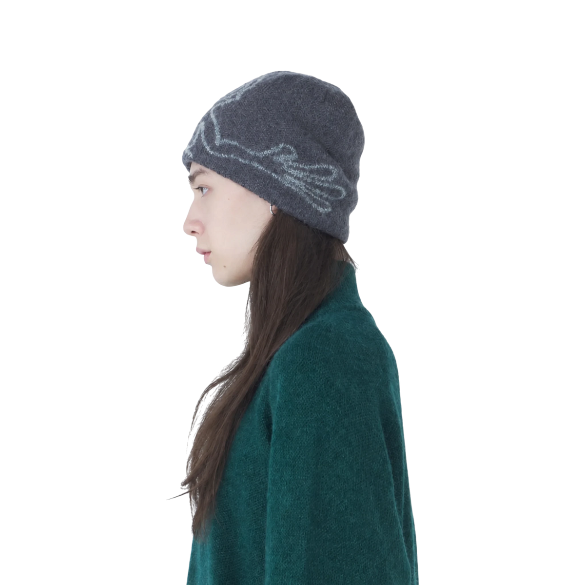 Hiking Patrol Exploration Mohair Mixed Beanie Brown