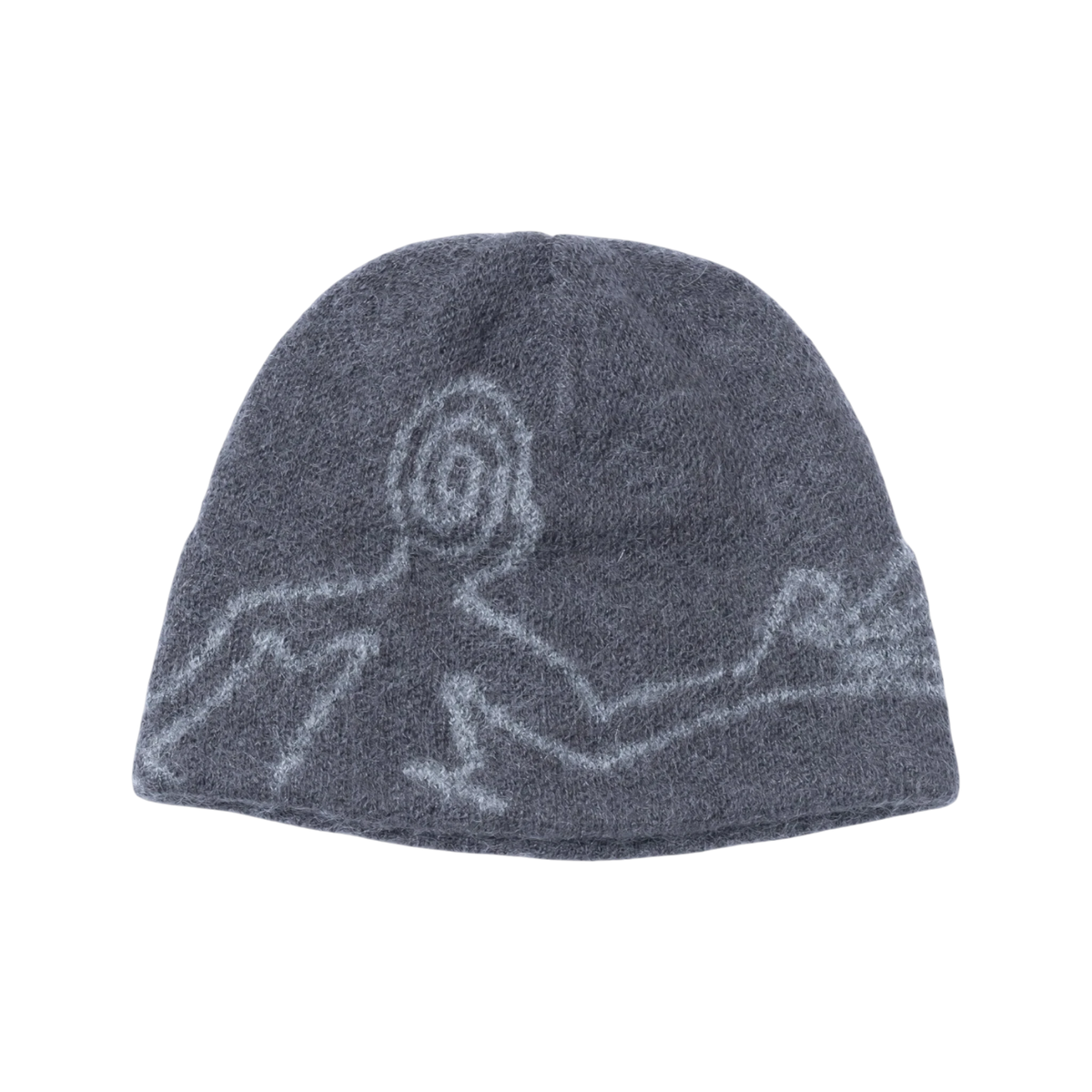 Hiking Patrol Exploration Mohair Mixed Beanie Brown