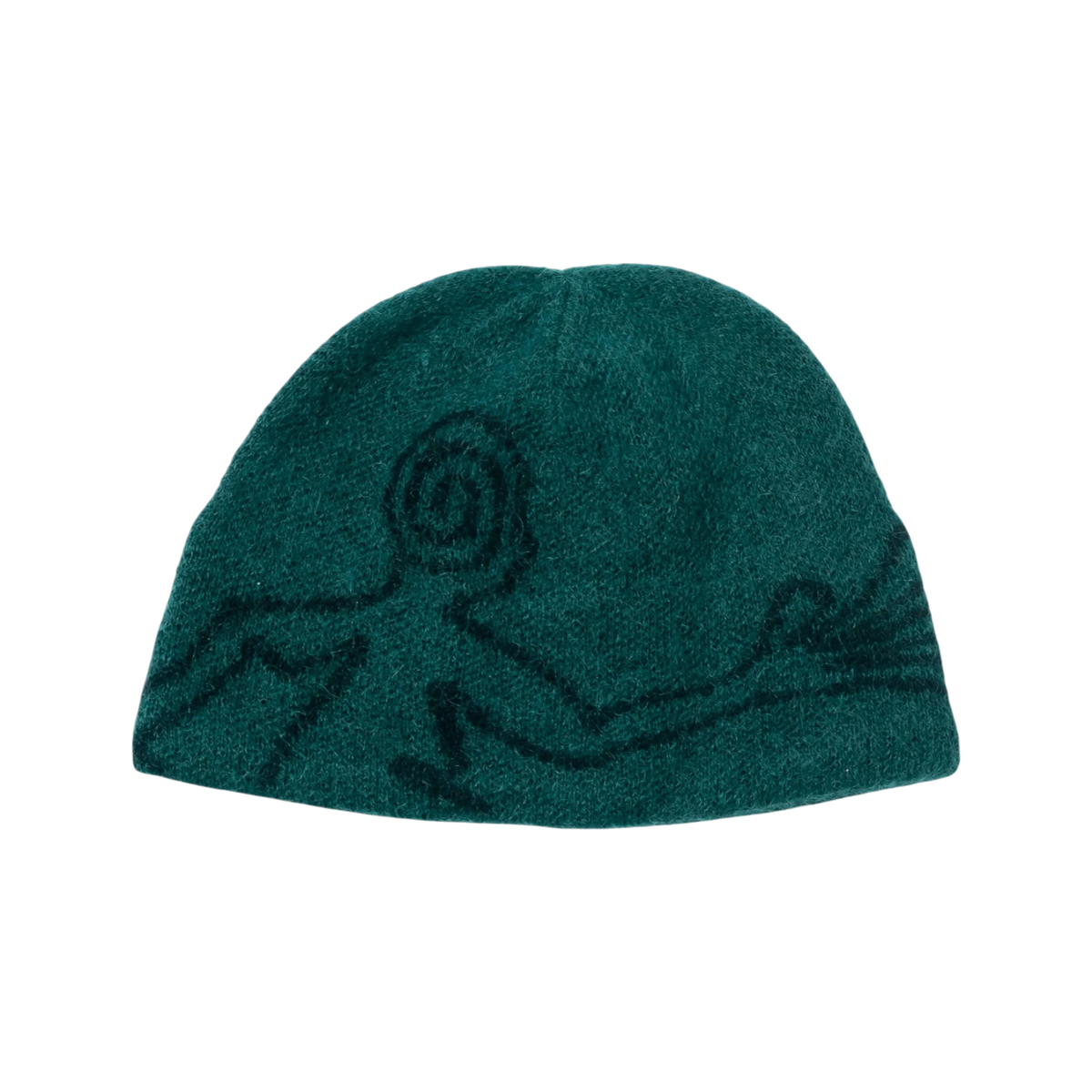 Hiking Patrol Exploration Mohair Mixed Beanie Green