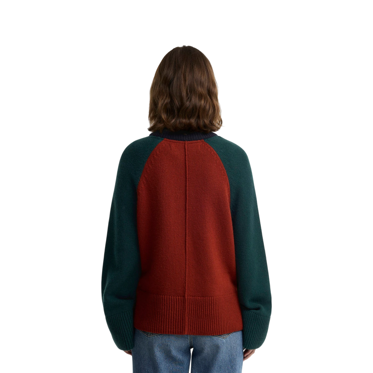 W Barbour Tyneside Paul Smith Loves Barbour Wool Blend Crew Neck Sweater