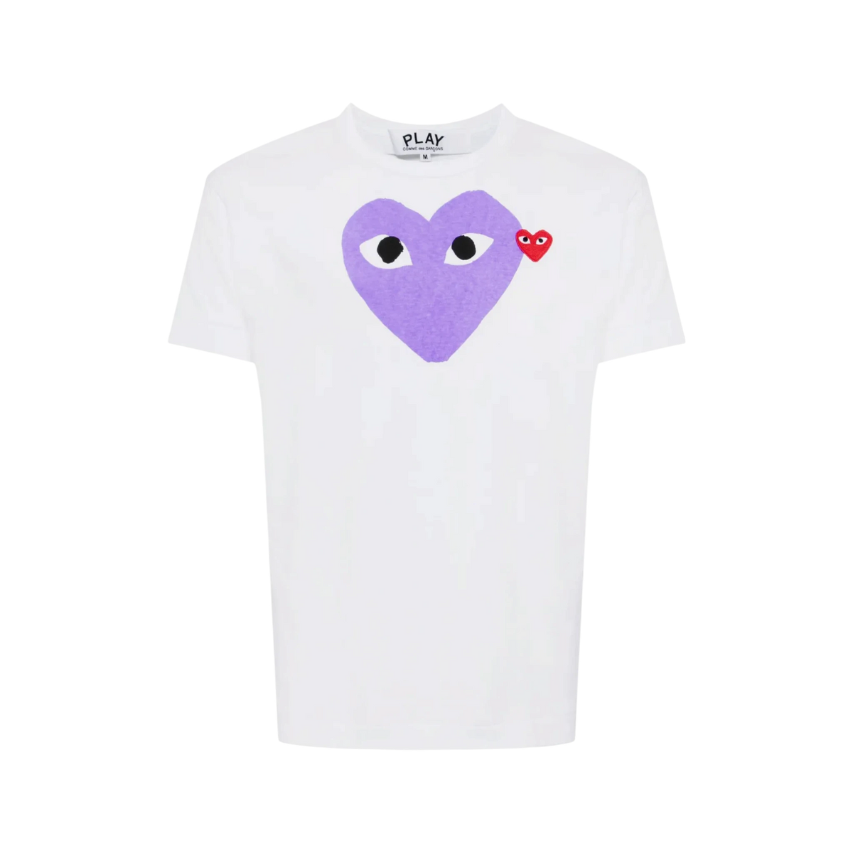 T-shirt Comme des Garçons PLAY con cuore rosso