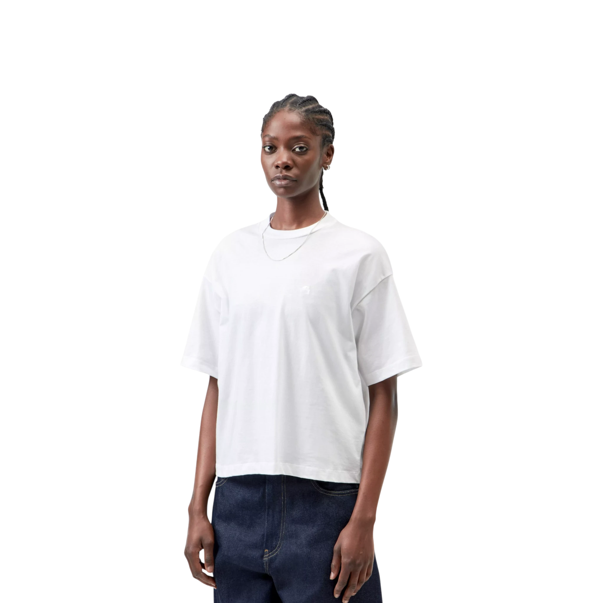 Carhartt WIP Women's S/S Chester T-Shirt White