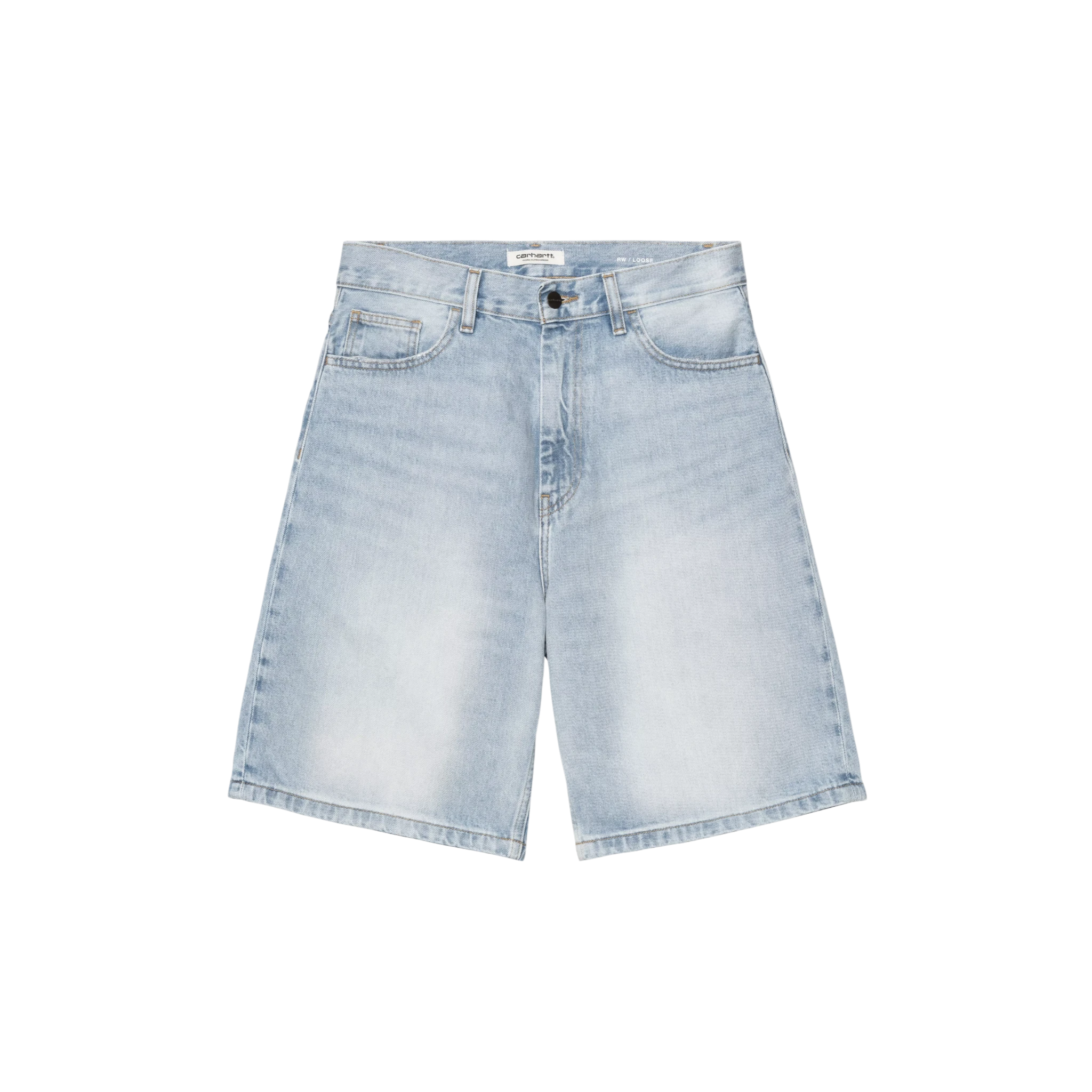 Carhartt WIP Women's Brandon Short Blue Stone Washed