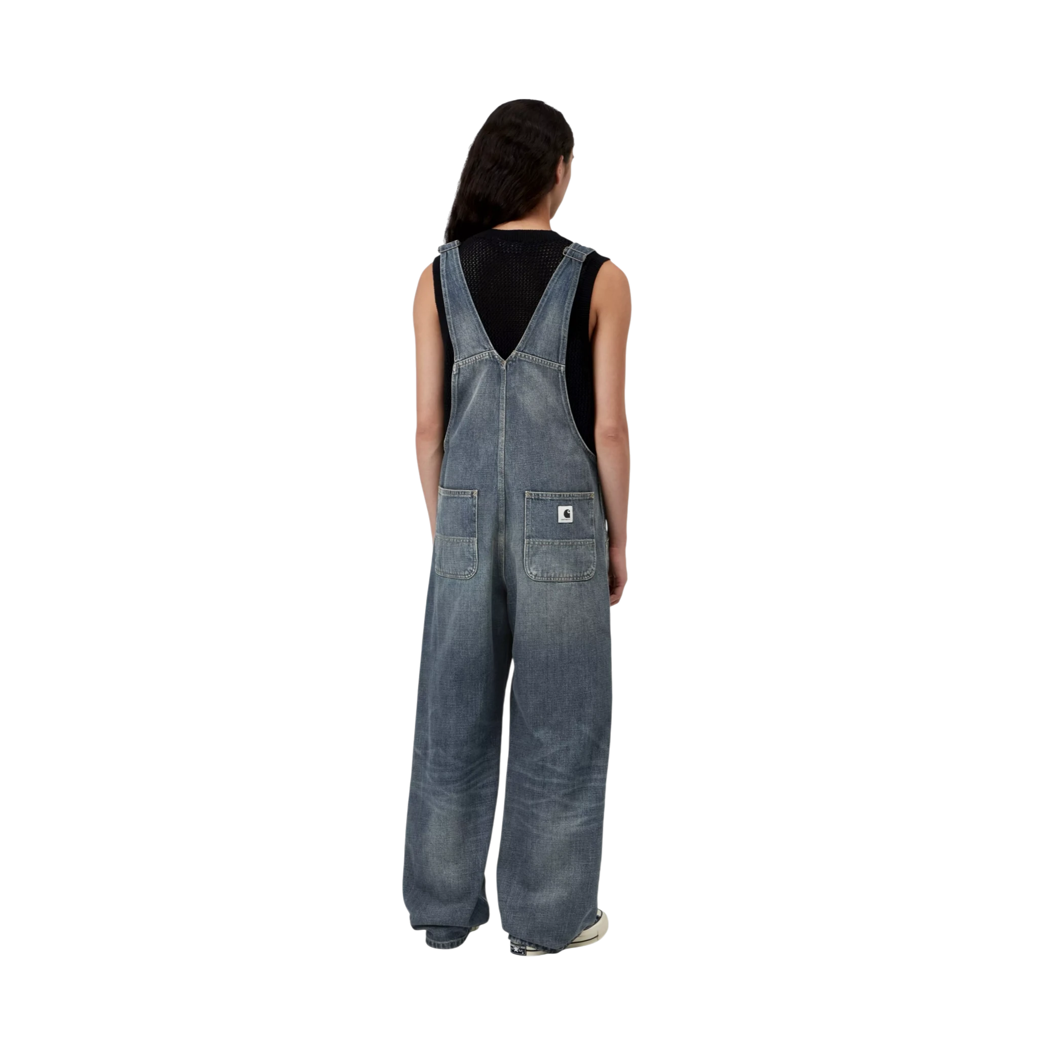 Carhartt WIP Women's Bib Overall Straight Camano Blue