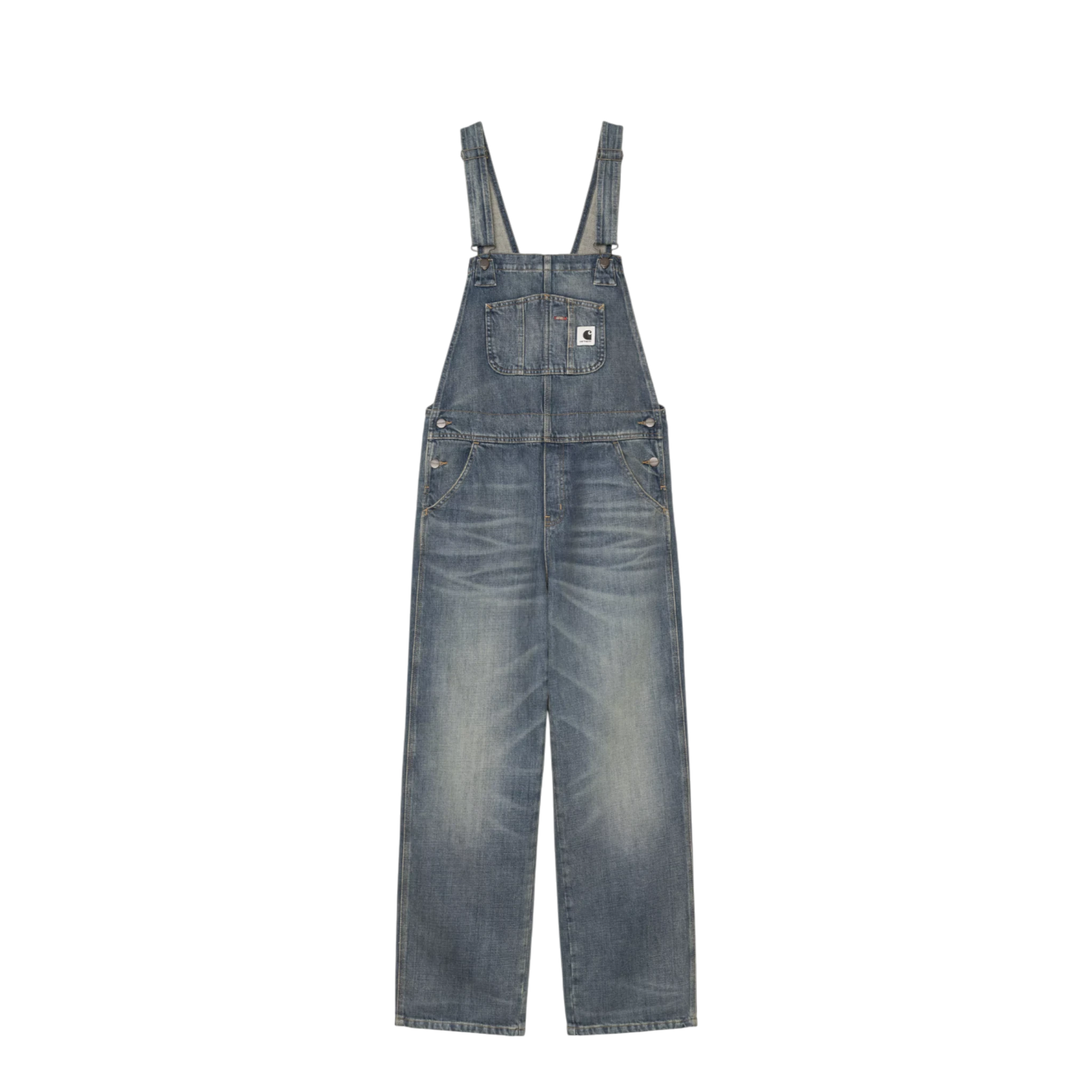 Carhartt WIP Women's Bib Overall Straight Camano Blue