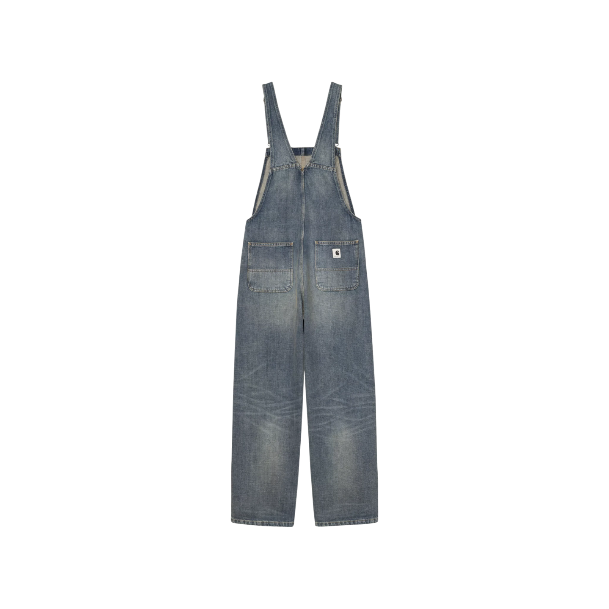 Carhartt WIP Women's Bib Overall Straight Camano Blue