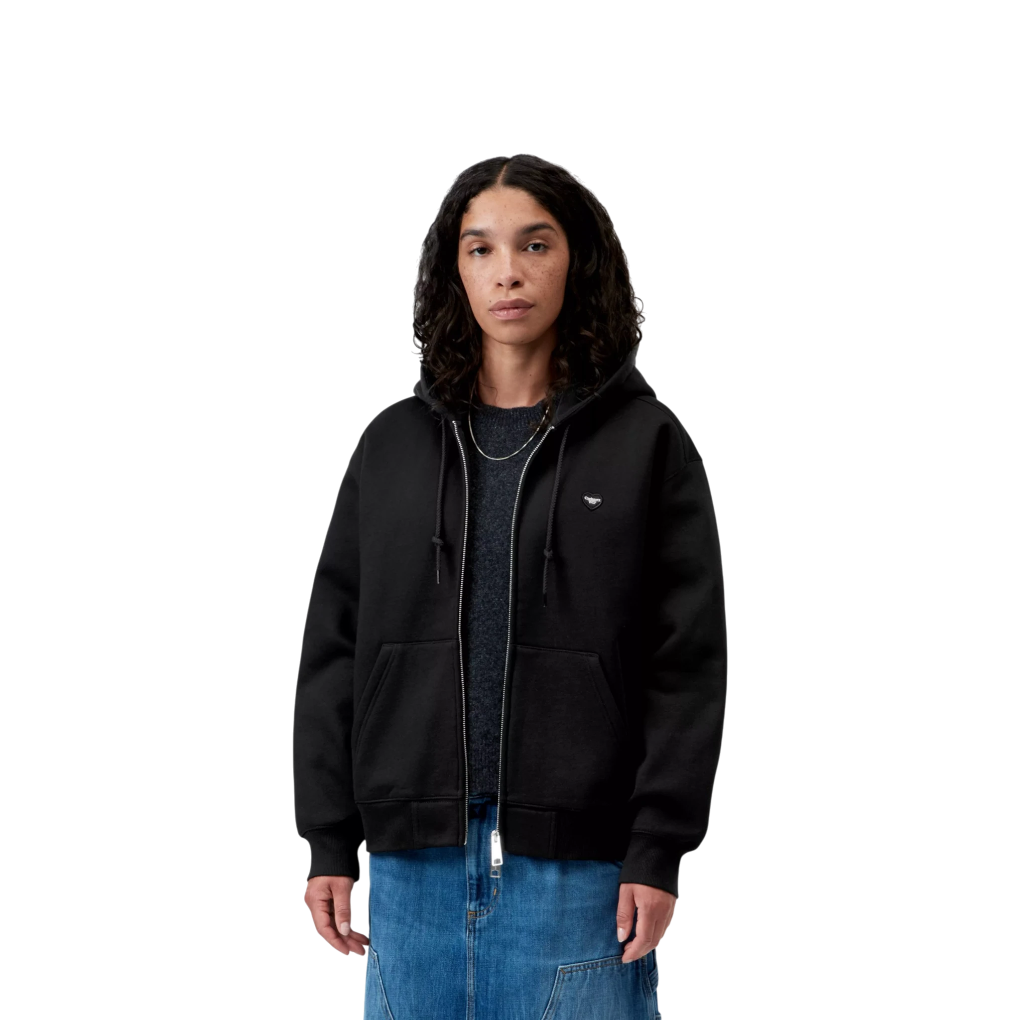 Carhartt WIP Women’s HD Small Heart Patch Jkt Black