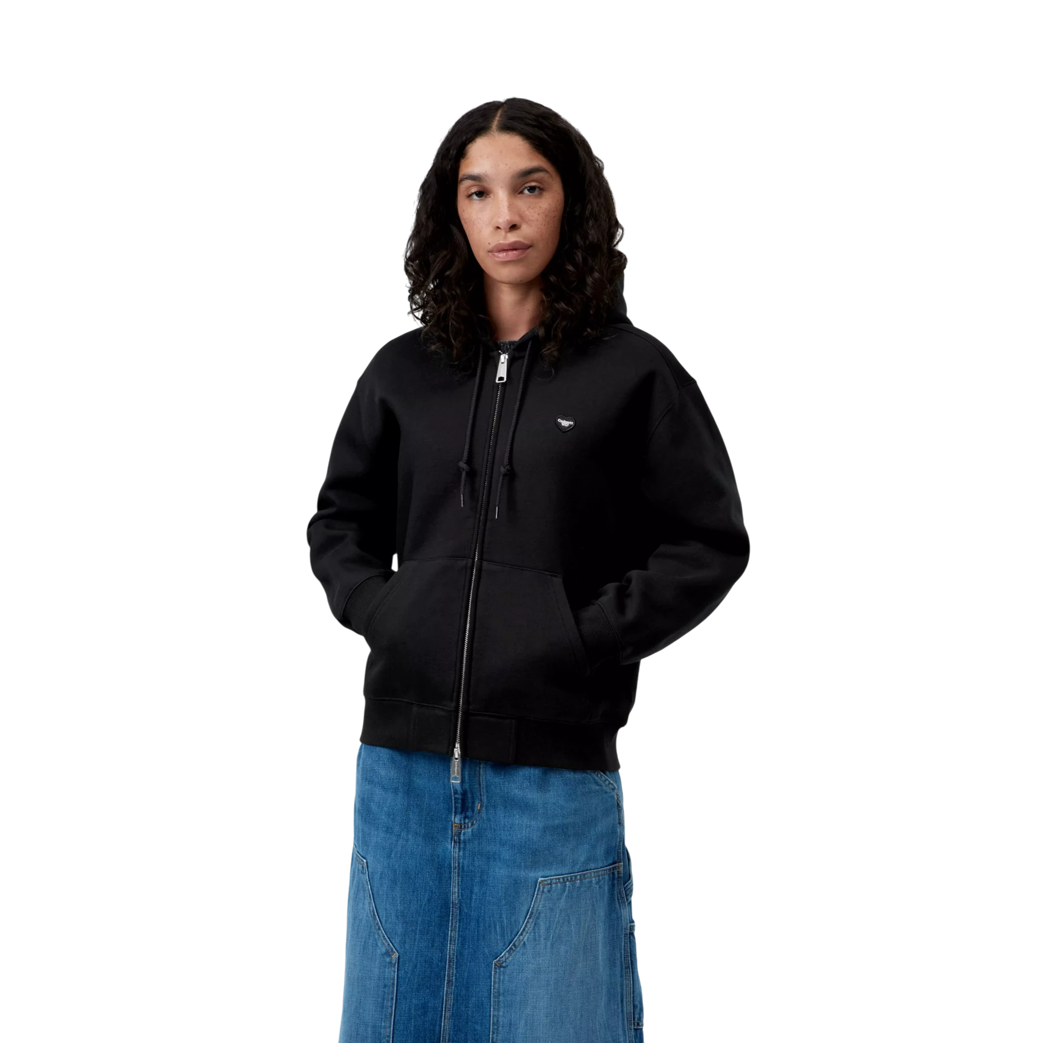 Carhartt WIP Women’s HD Small Heart Patch Jkt Black