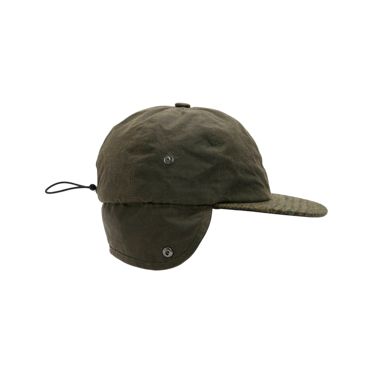 Barbour x Norbit Aviator Style Waxed Cap