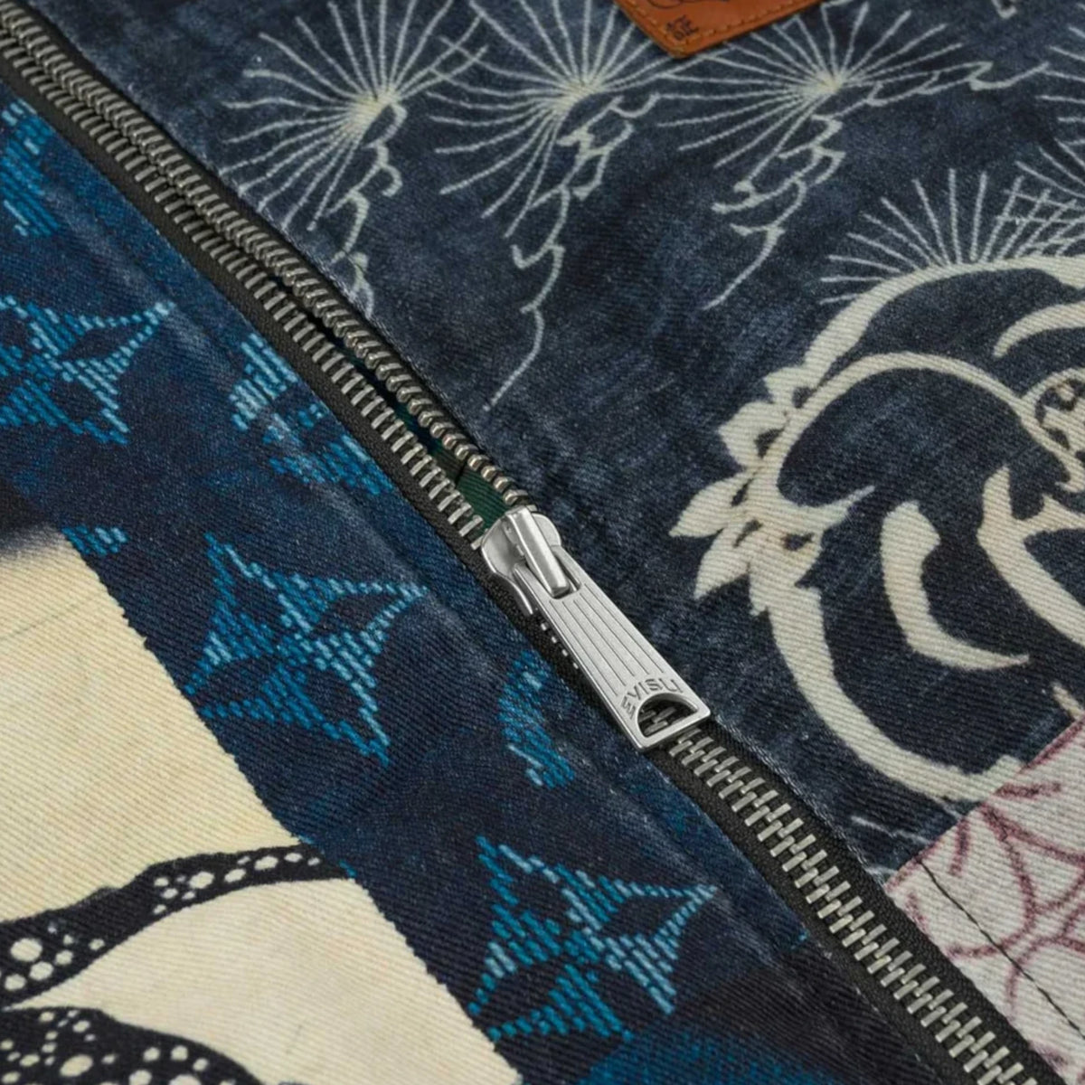 Evisu Ukiyo-e All-Over Print Zip-Up Bomber Jacket