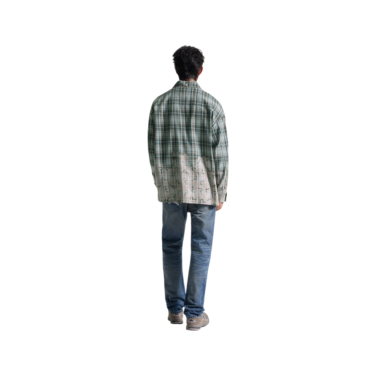 Evisu All-Over Seagull Checked Shirt