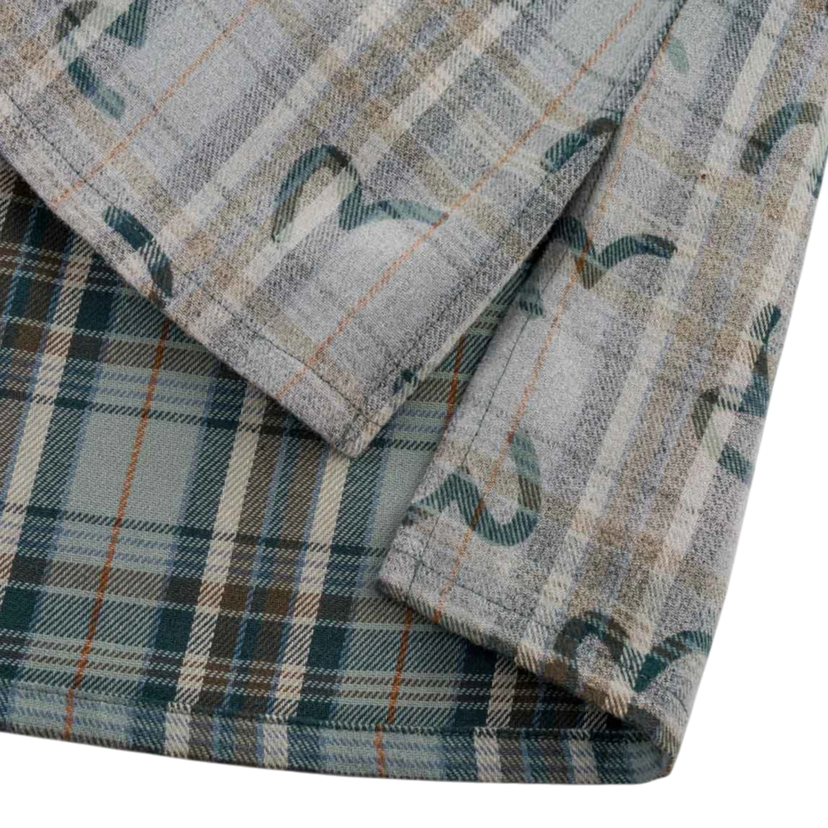 Evisu All-Over Seagull Checked Shirt