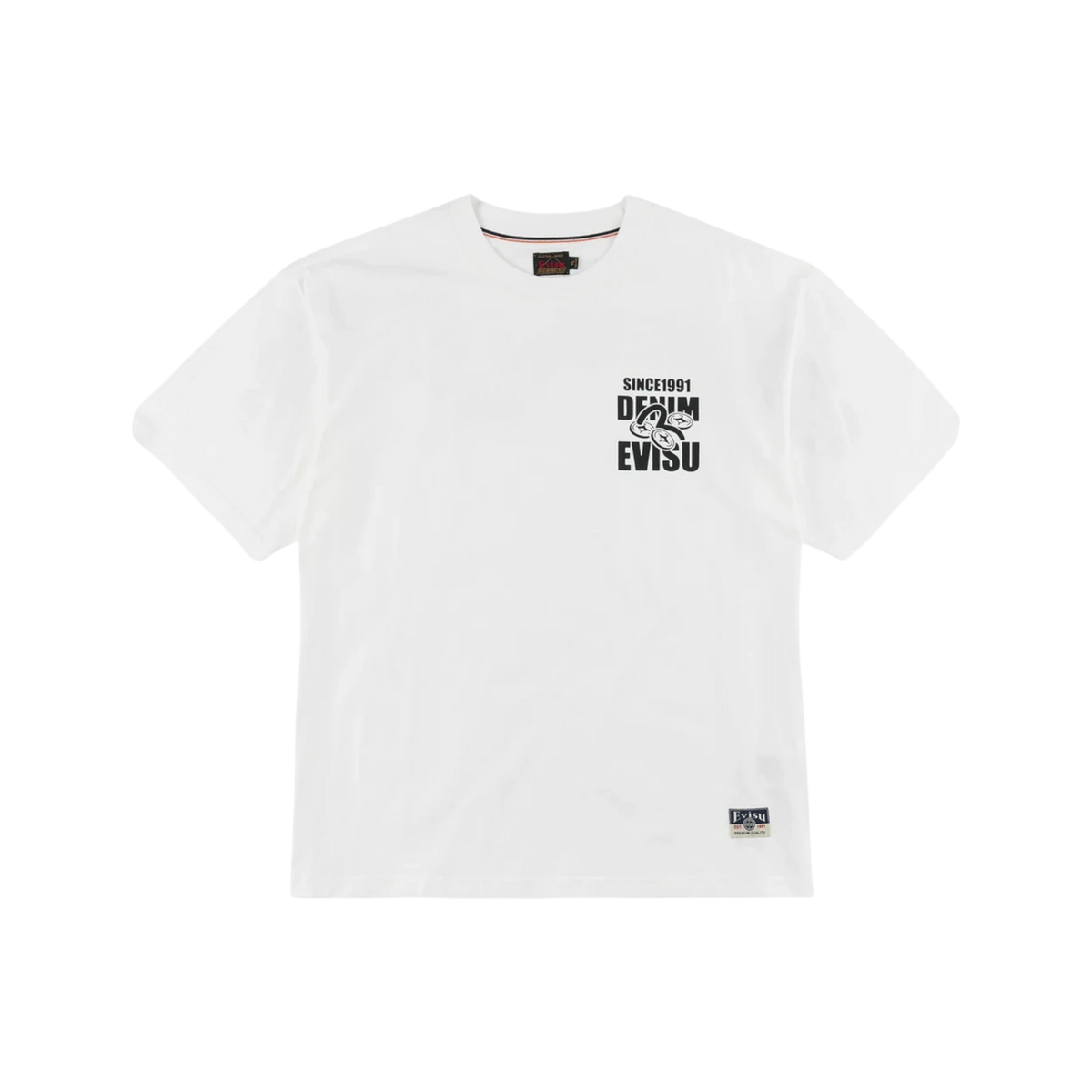 Evisu Multi-Badge Fortune Daicock Print T-Shirt