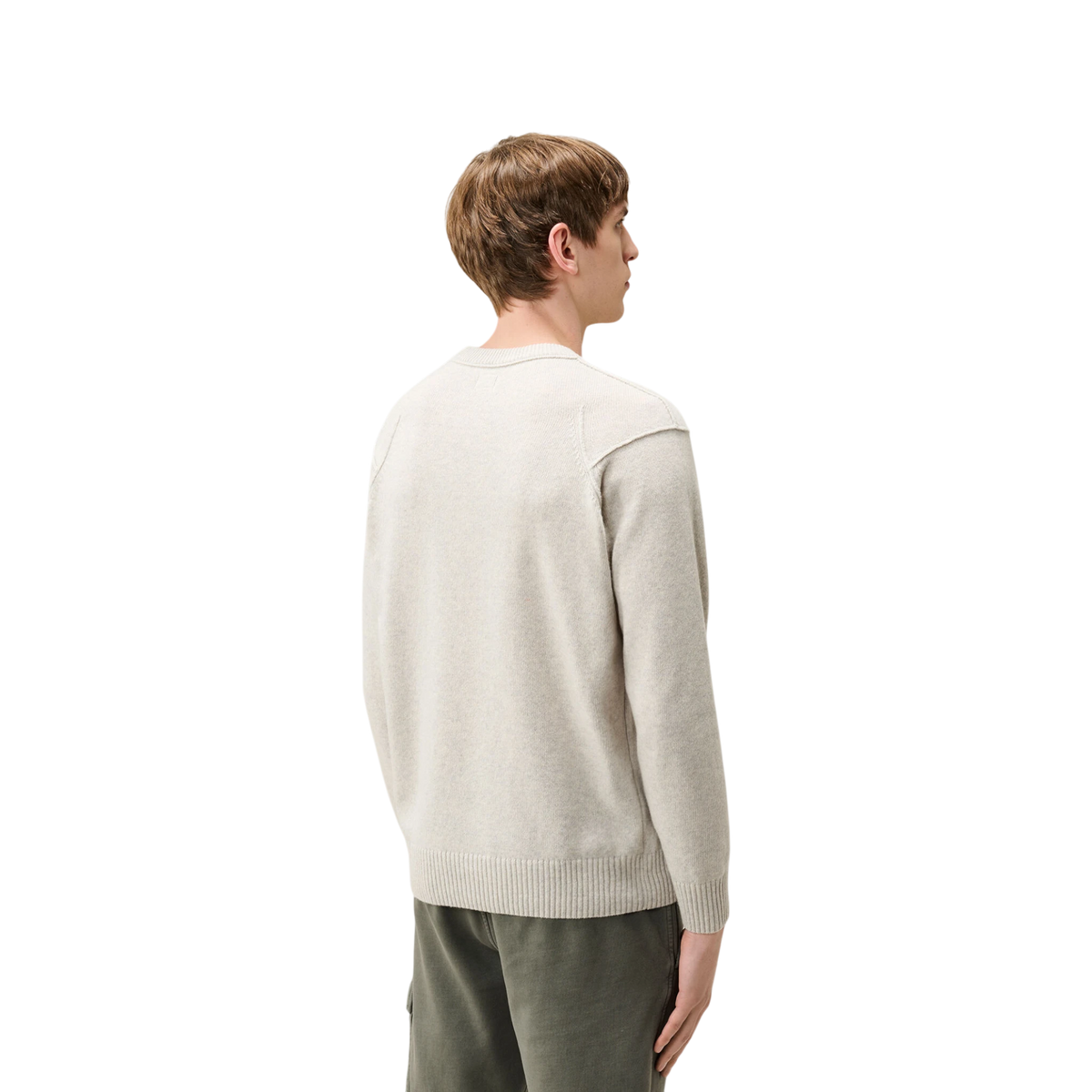 CP Company Lambswool Lens Crewneck Contrast Sweater