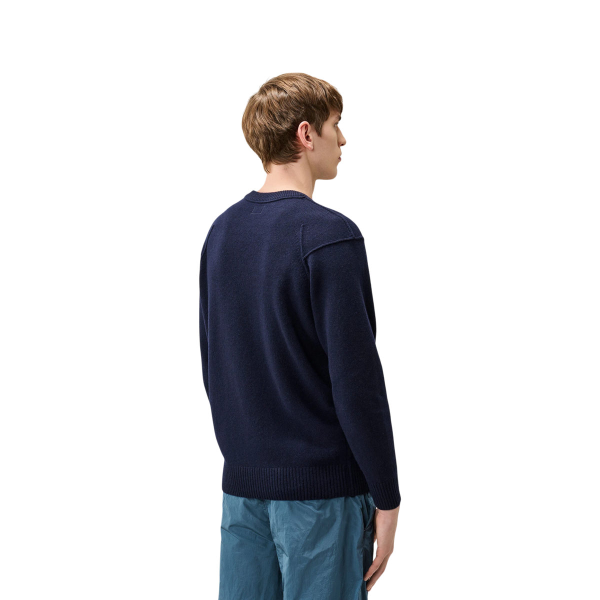 CP Company Lambswool Lens Crewneck Contrast Sweater