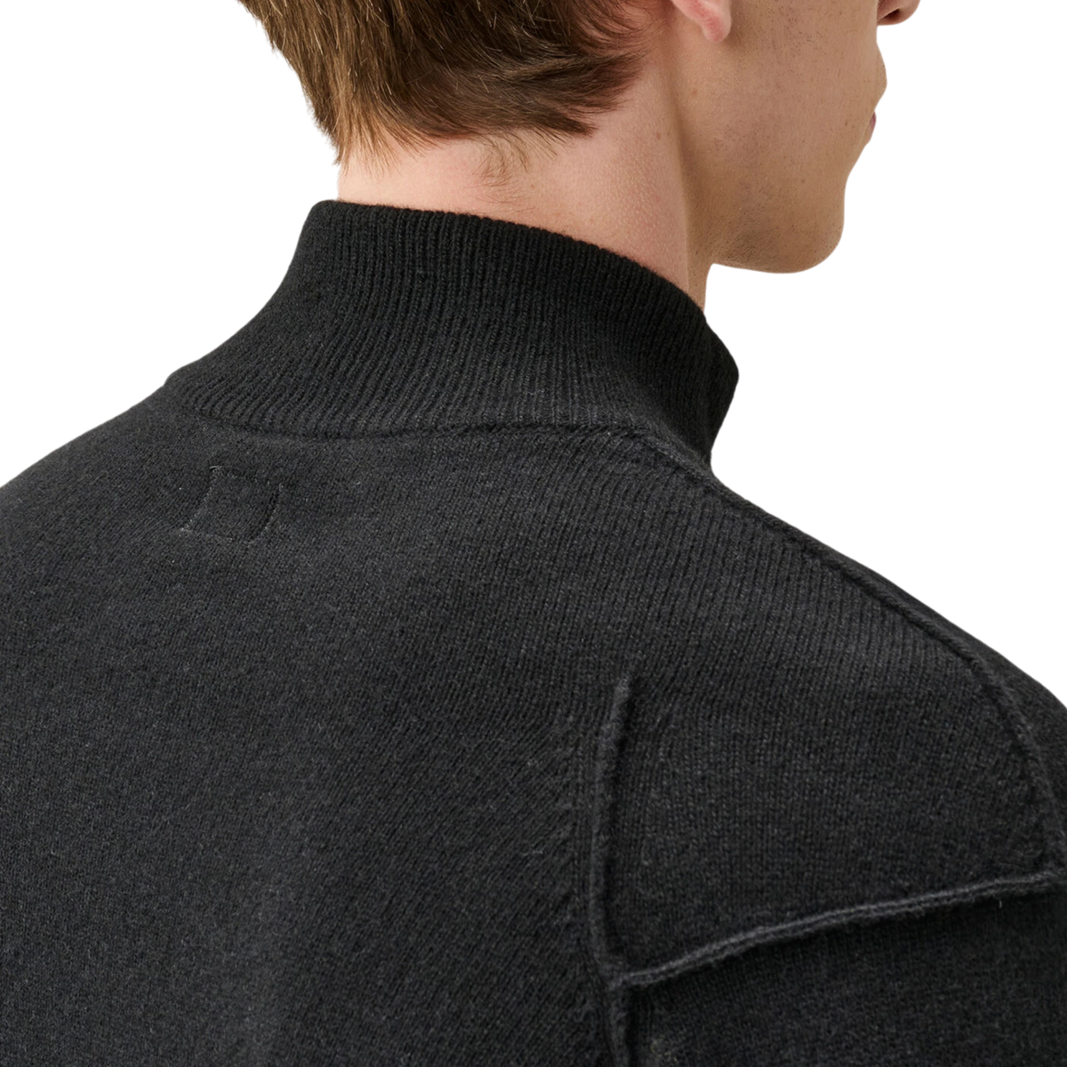 CP Company Lambswool Lens Half Zip Sweater