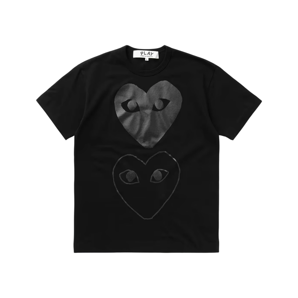 T-shirt Comme des Garçons PLAY con cuore rosso
