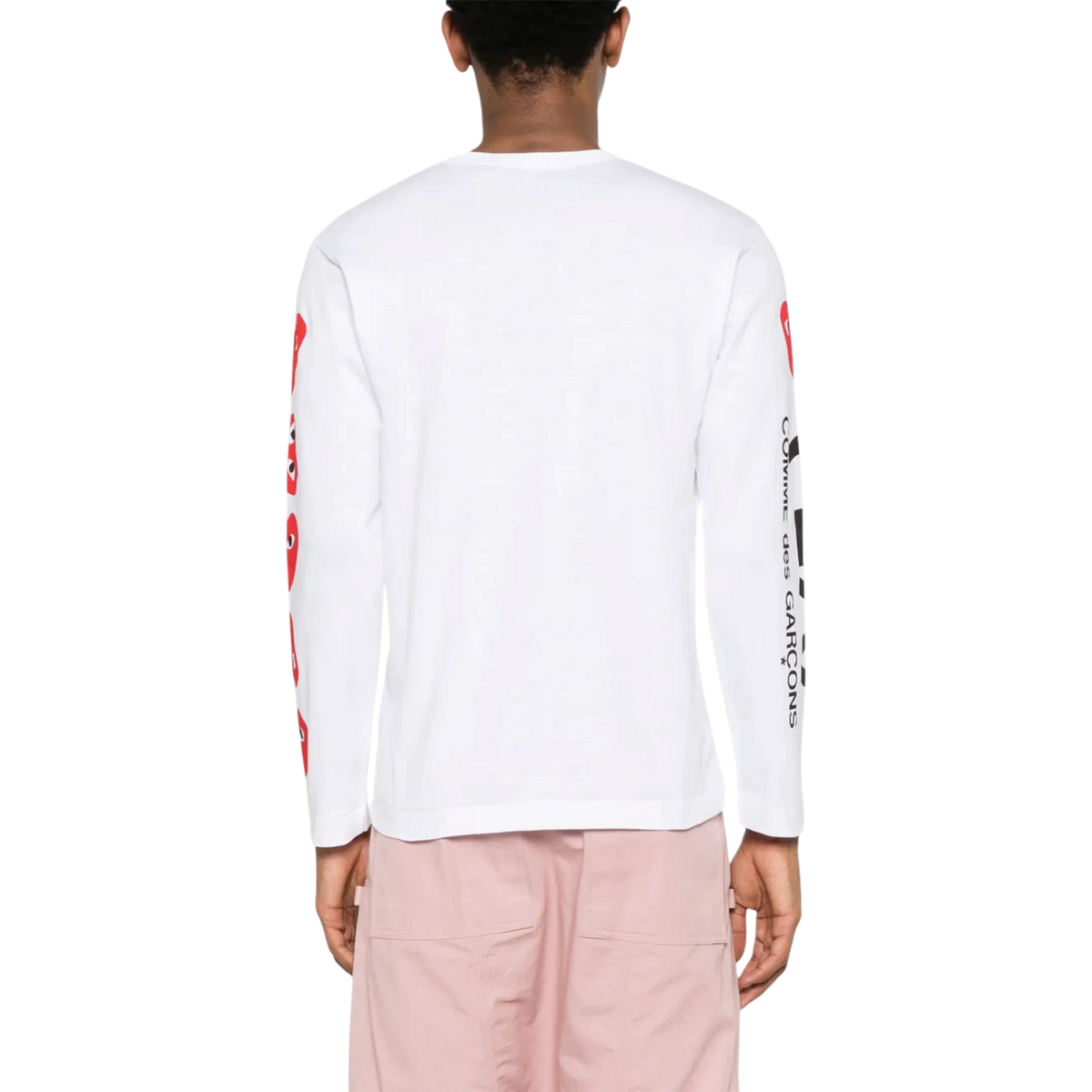 T-shirt Comme des Garçons PLAY con cuore rosso