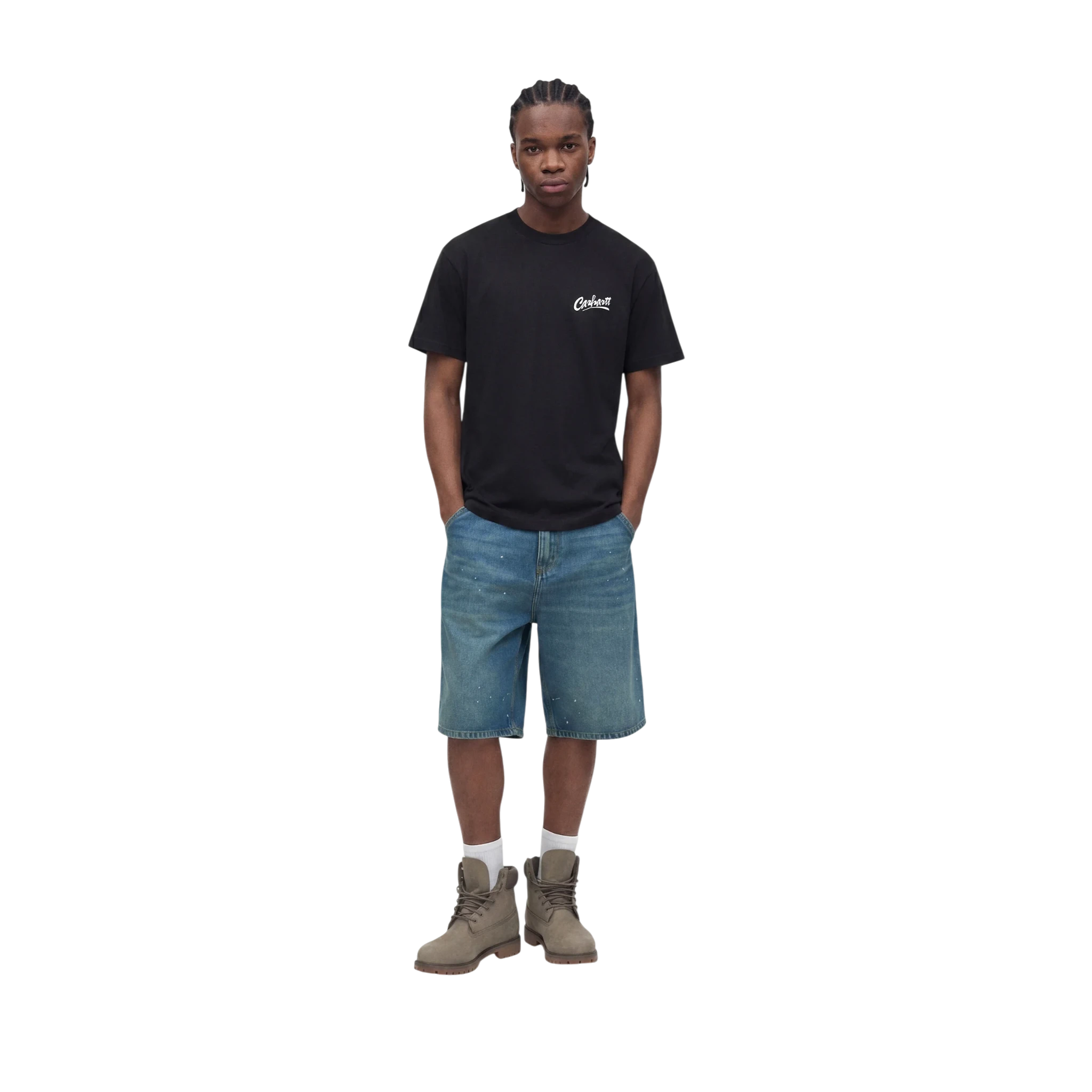 Carhartt WIP Single Knee Short Smith Denim