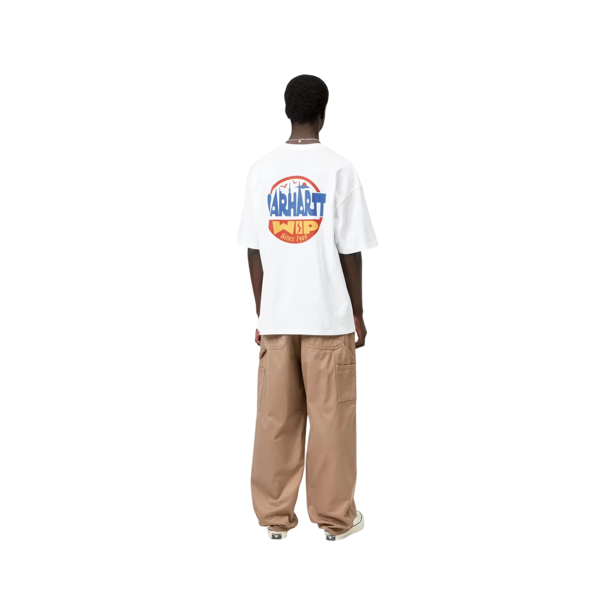 Carhartt WIP S/S Luggage Label T-Shirt White