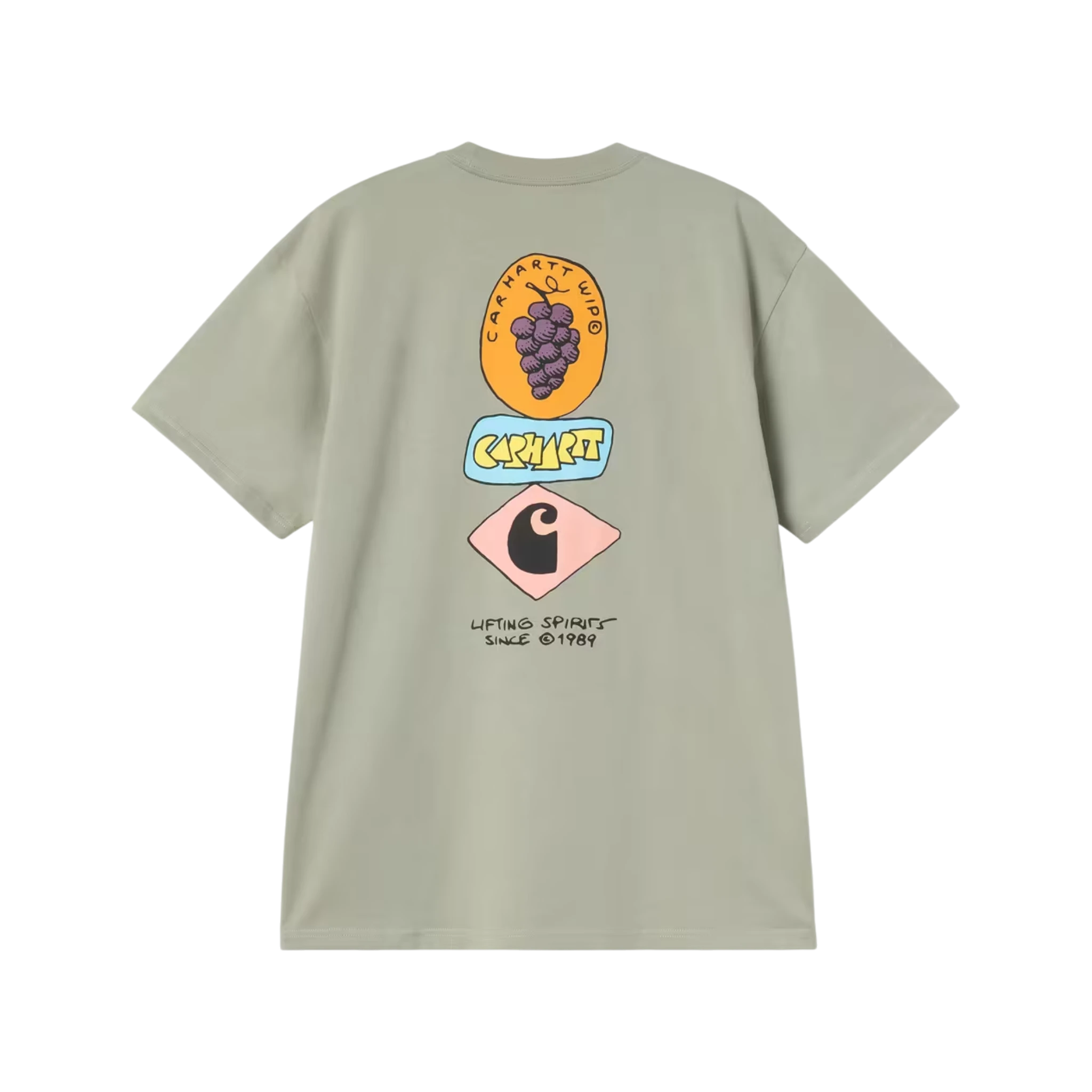 Carhartt WIP S/S Stacked Grapes T-Shirt Green