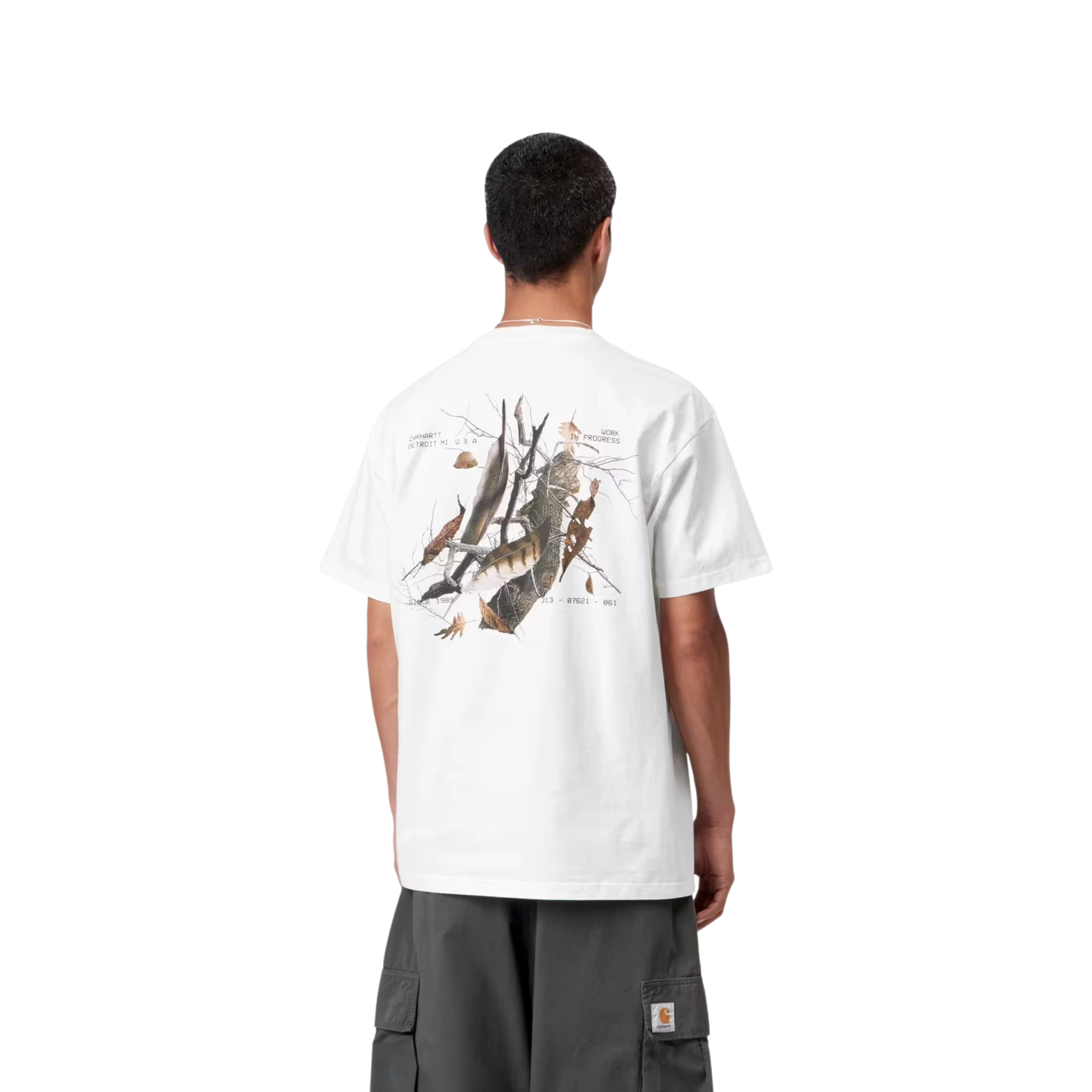 Carhartt WIP S/S Feather Progress T-Shirt White