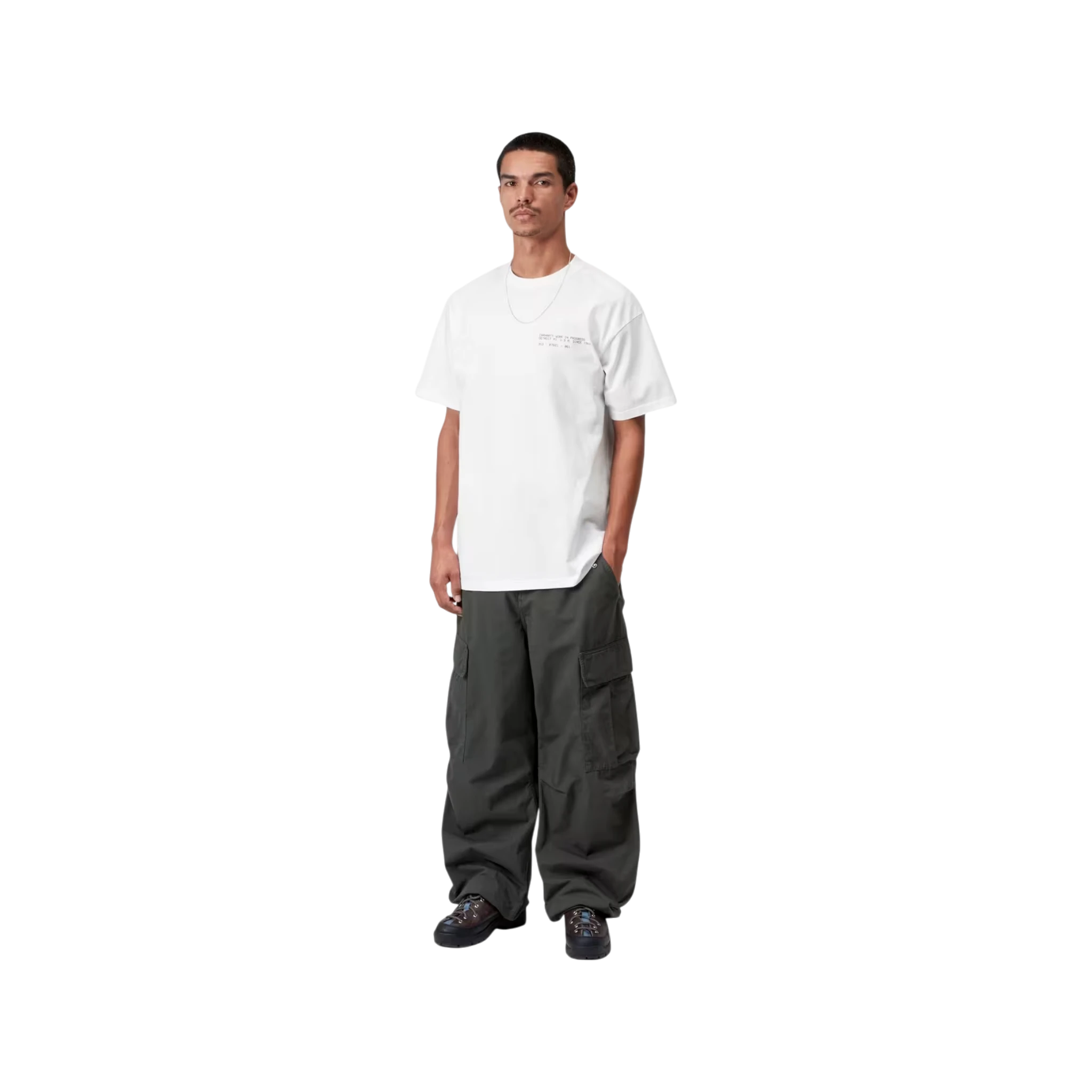 Carhartt WIP S/S Feather Progress T-Shirt White