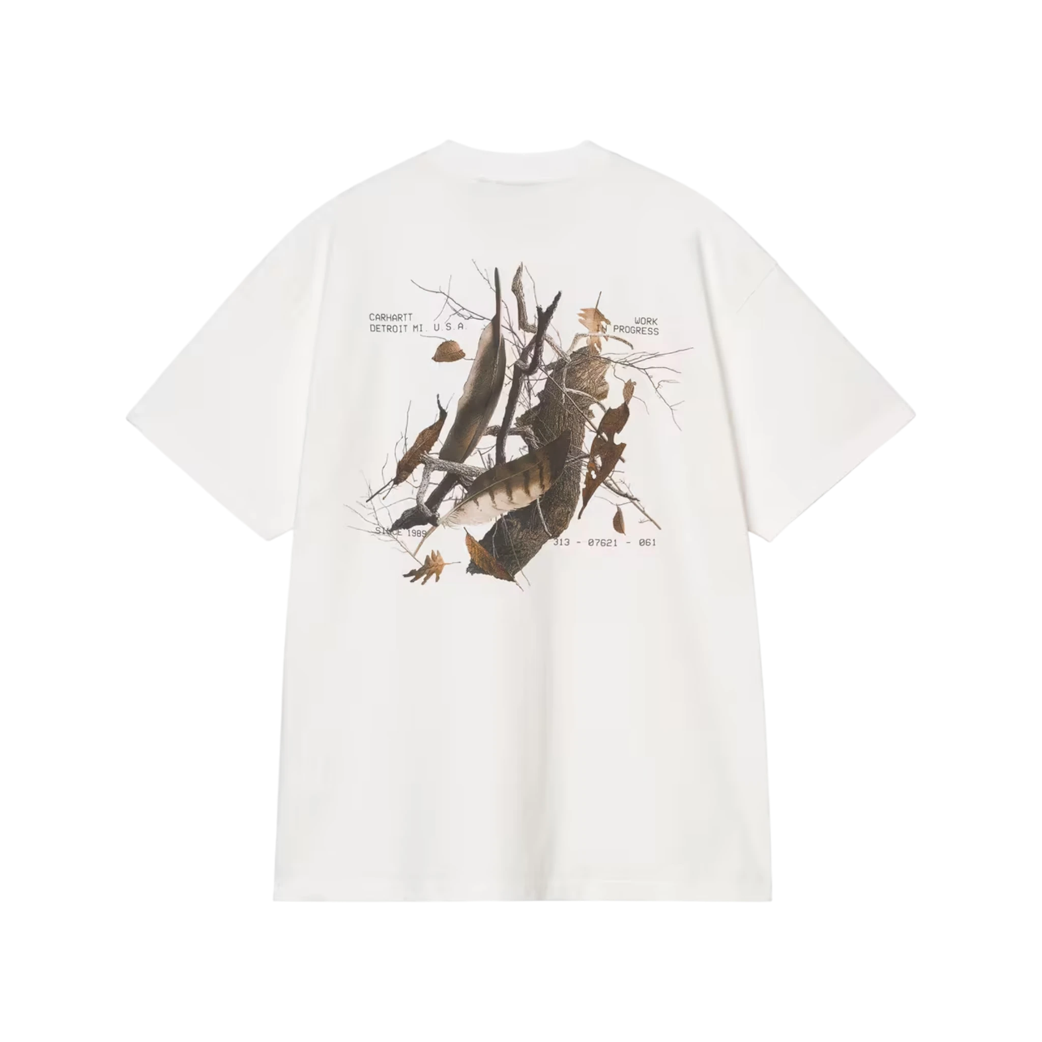 Carhartt WIP S/S Feather Progress T-Shirt White