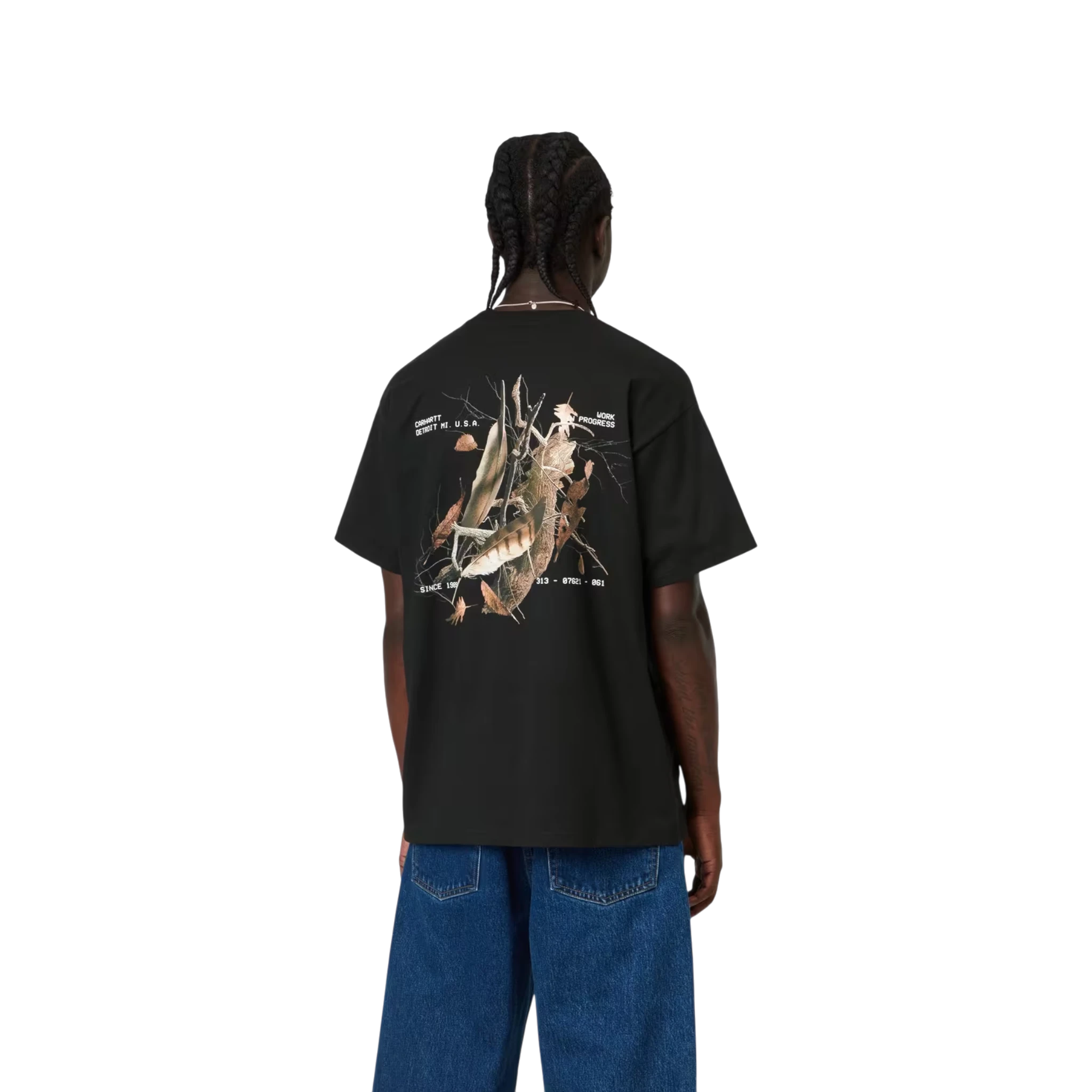 Carhartt WIP S/S Feather Progress T-Shirt Black