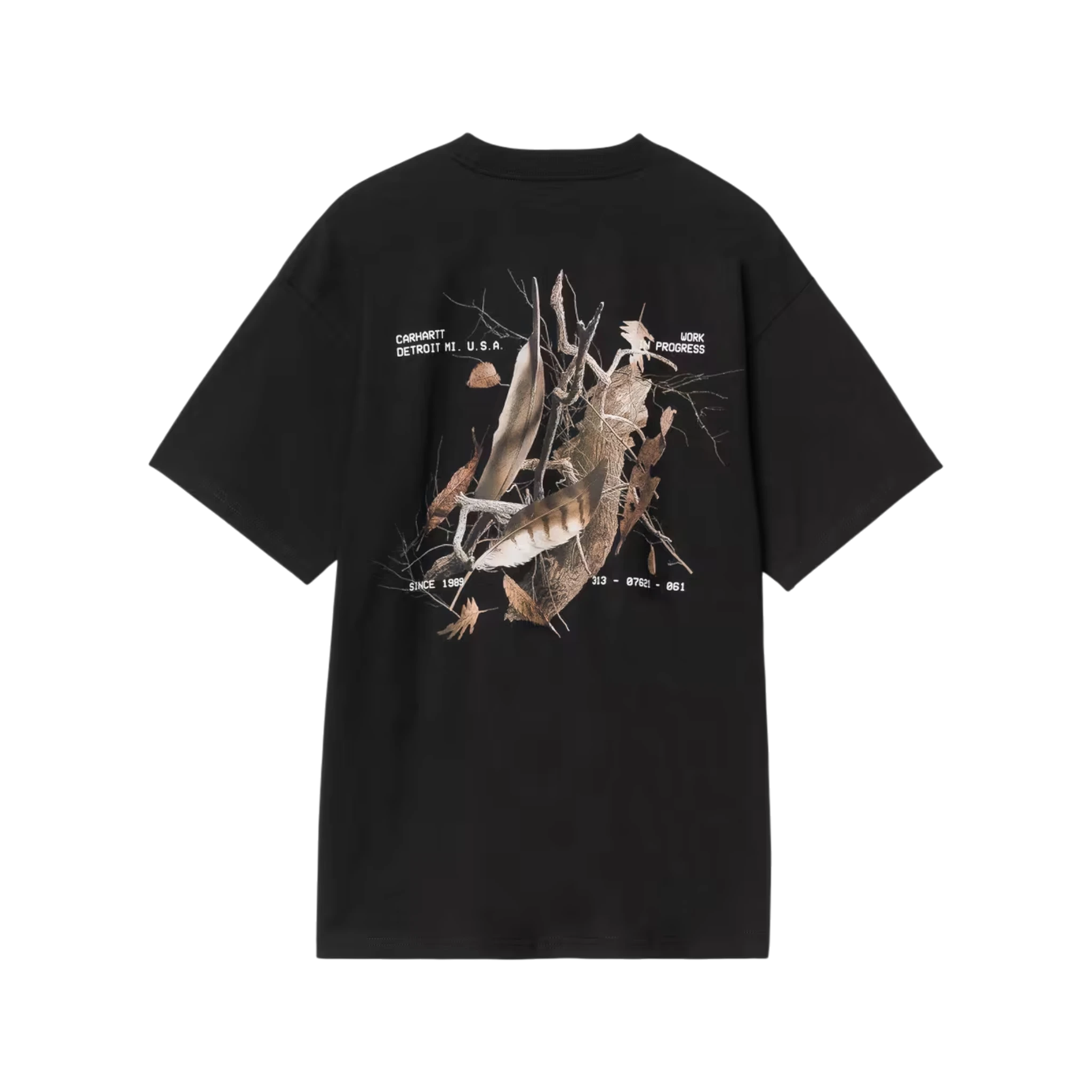 Carhartt WIP S/S Feather Progress T-Shirt Black