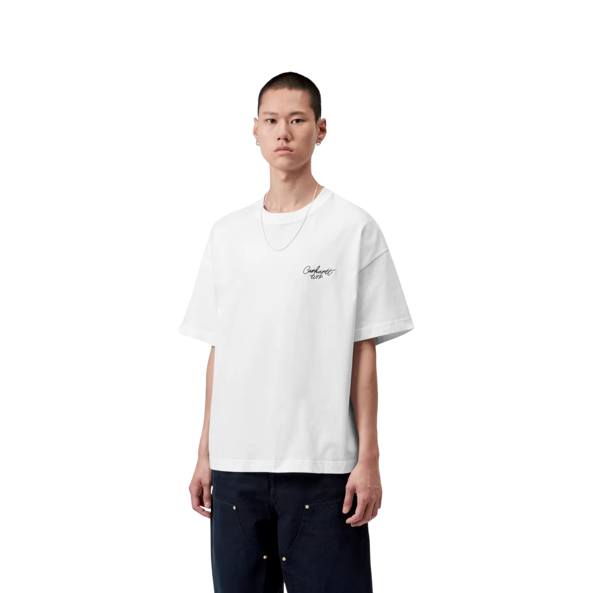 Carhartt WIP S/S Signature Script T-Shirt White